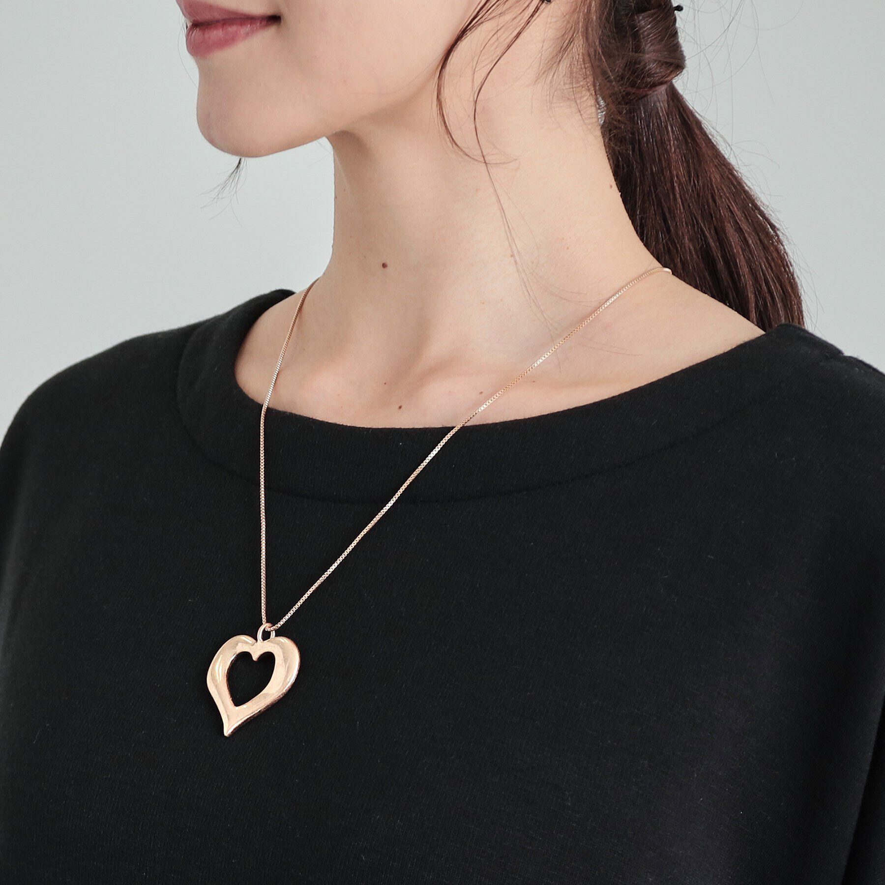 SHOO･LA･RUE「【2WAY】ハートネックレス」|ネックレス|