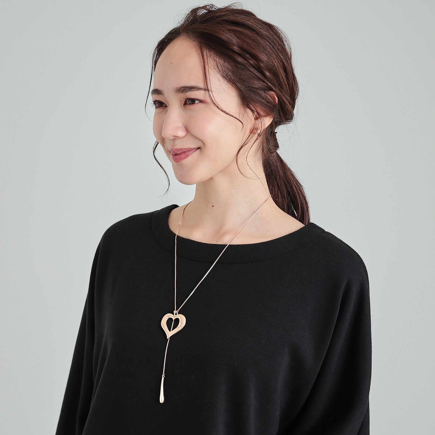 SHOO･LA･RUE「【2WAY】ハートネックレス」|ネックレス|