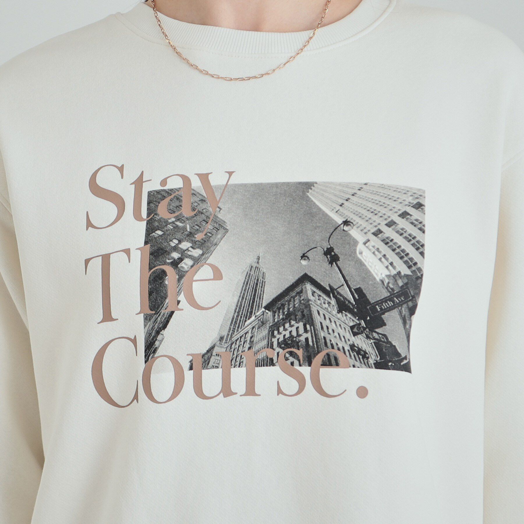 SHOO･LA･RUE「【洗える/S-LL】ふわふわあったか裏起毛 グラフィックスウェット【SHOO WARM】」|パーカー|