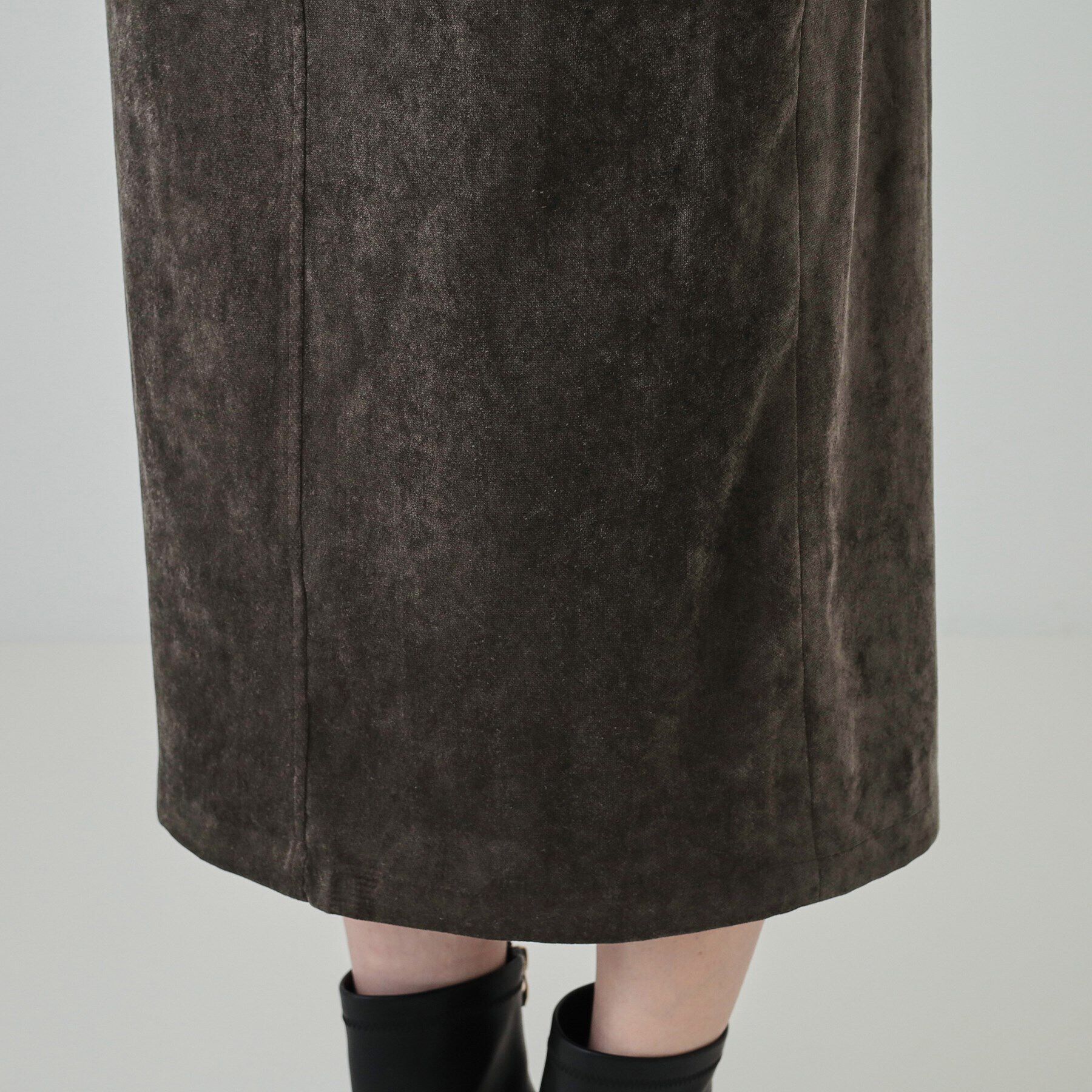 SHOO･LA･RUE「クラッシュベロアベイカースカート」|スカート|