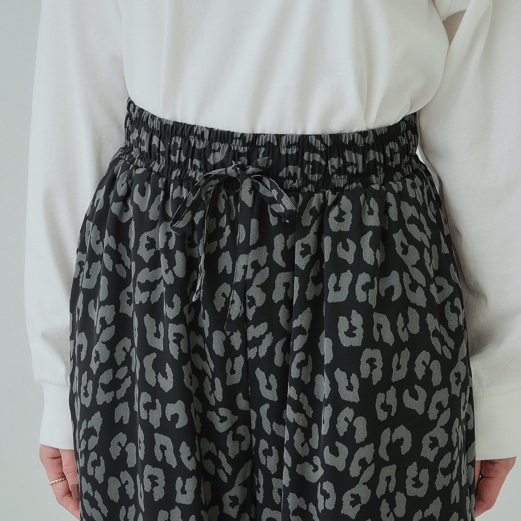 SHOO･LA･RUE「【あったか】裏フリース 柄アソートイージーパンツ」|その他|