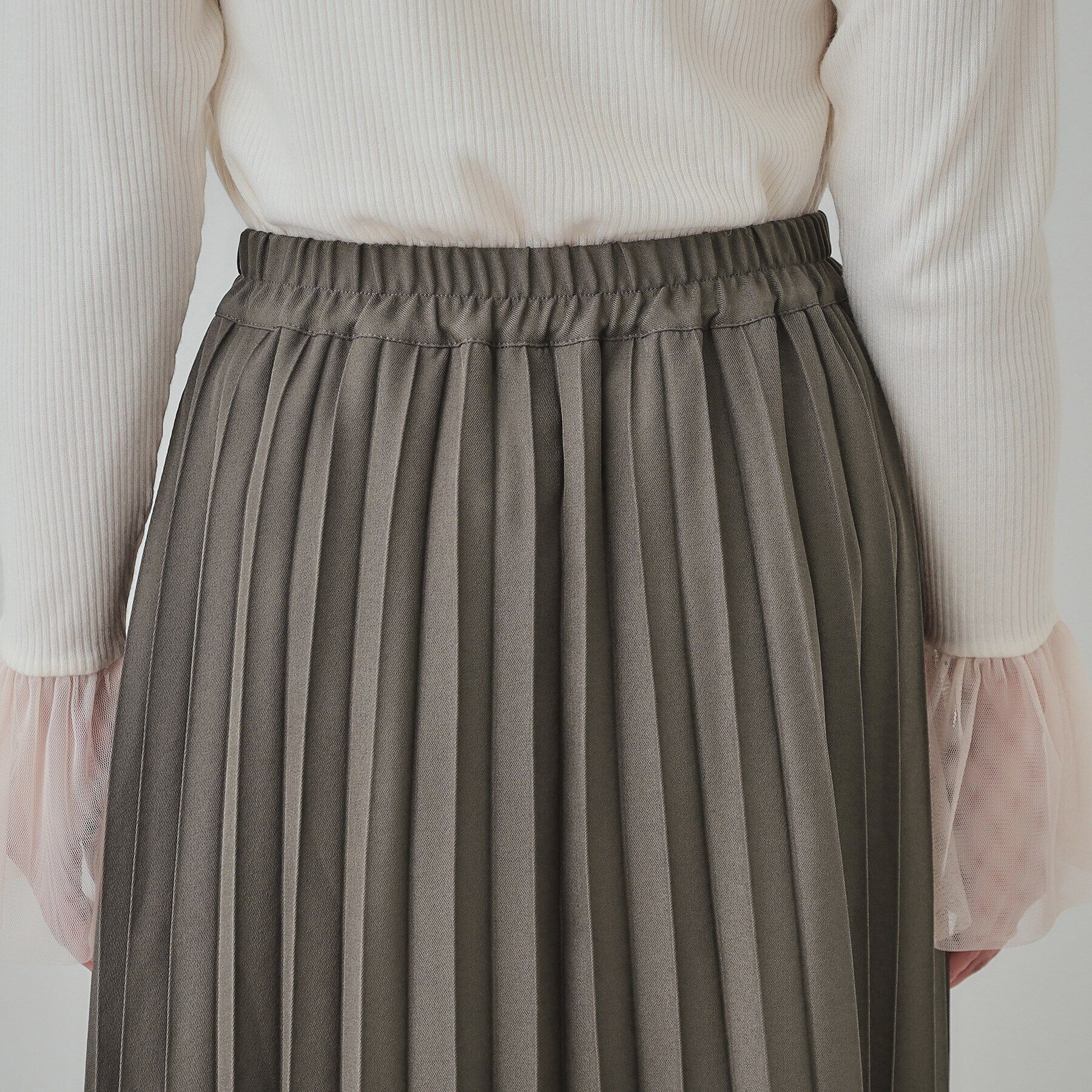 SHOO･LA･RUE「【S-LL】軽やかな動きと優雅さを演出 プリーツスカート」|スカート|