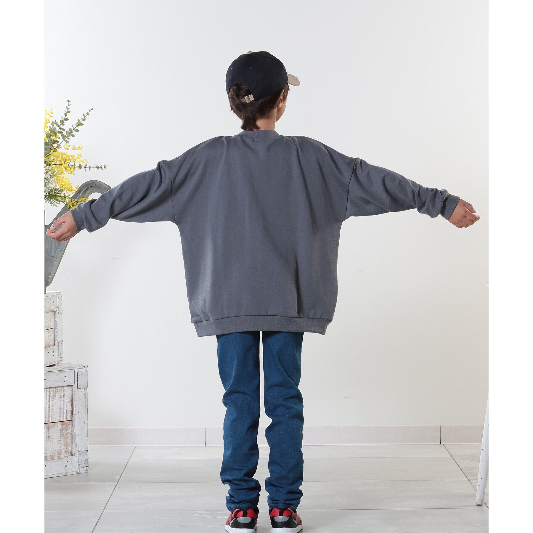 SHOO･LA･RUE「【130-150cm/洗える/兄妹リンク可】コーデの主役 アソートプリント オーバースウェット」|その他|