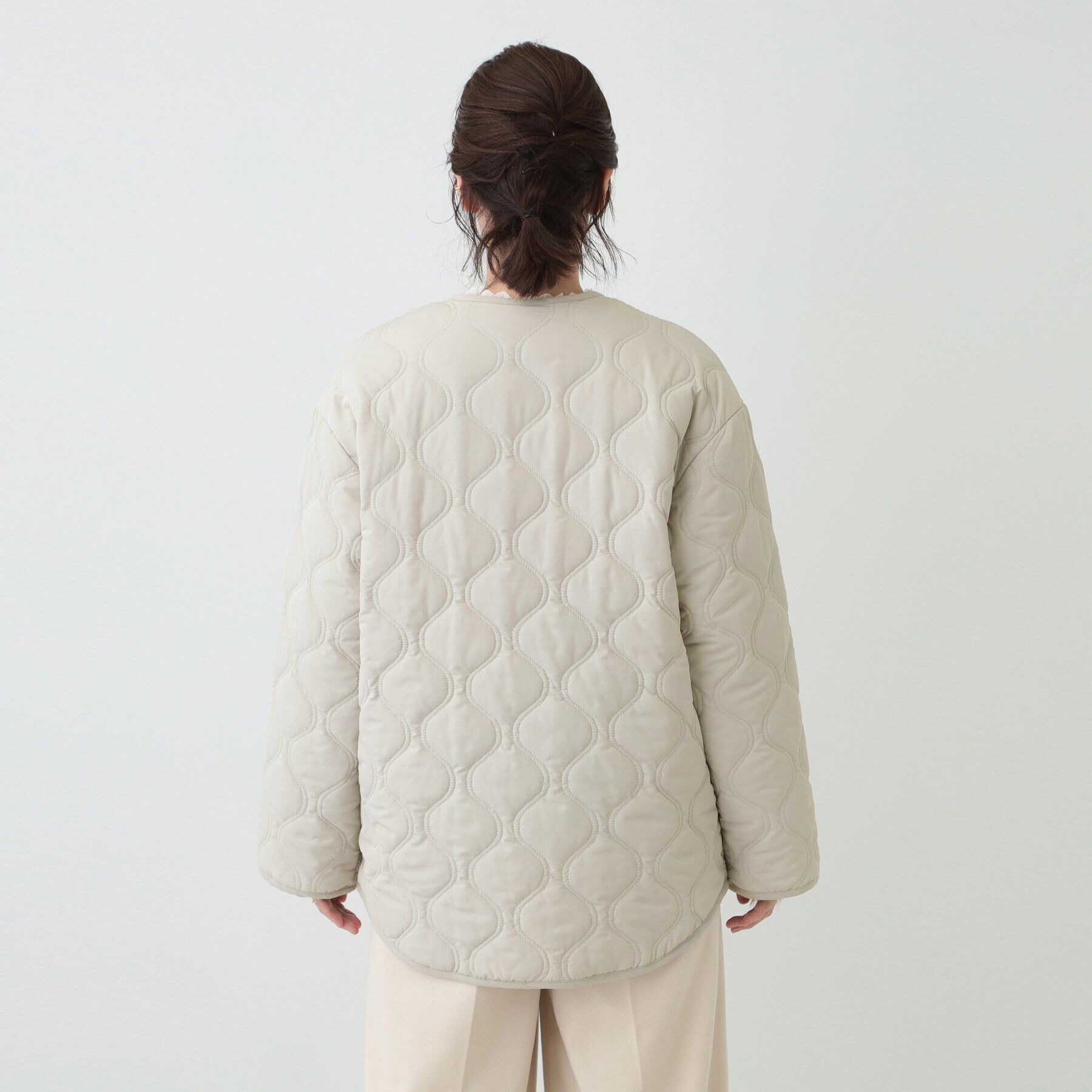 SHOO･LA･RUE「【S-LL/撥水】さっと羽織れる 大人が着たい キルトジャケット」|ブルゾン・スタジャン|