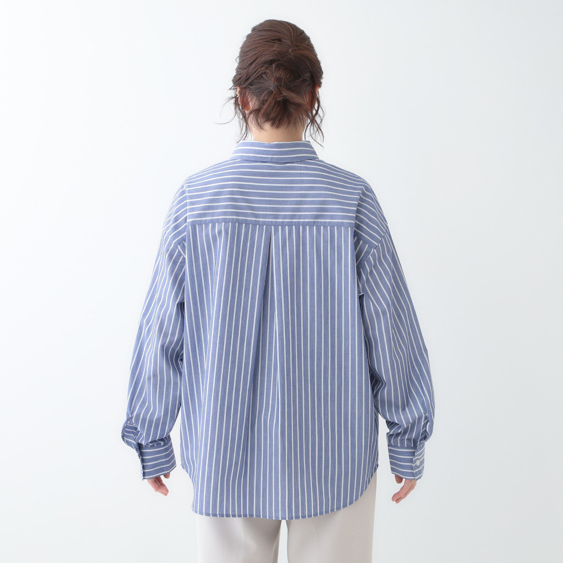 SHOO･LA･RUE「【洗える/S-LL】シーズン問わず合わせやすい ベーシックカラーシャツ」|シャツ・ブラウス|