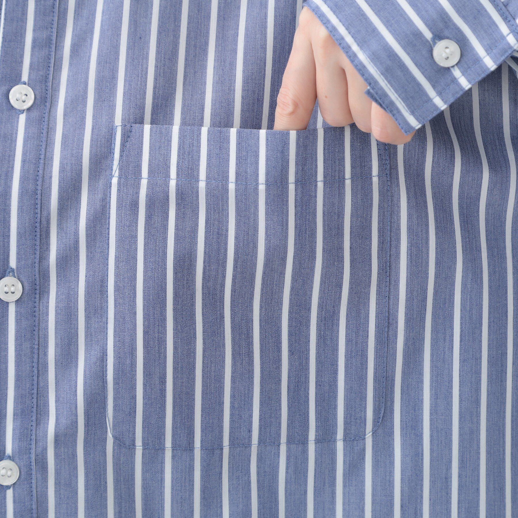 SHOO･LA･RUE「【洗える/S-LL】シーズン問わず合わせやすい ベーシックカラーシャツ」|シャツ・ブラウス|