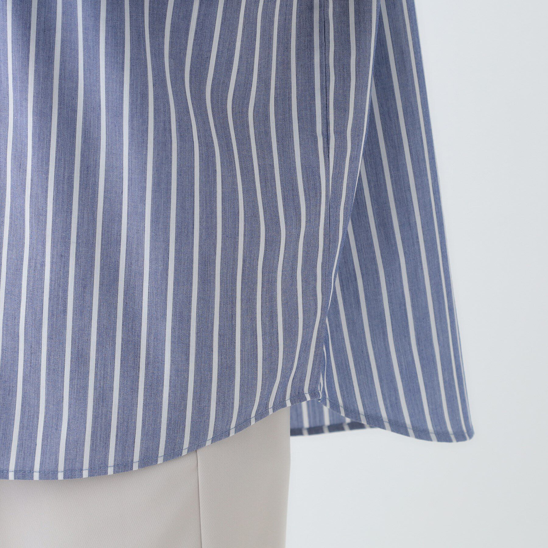 SHOO･LA･RUE「【洗える/S-LL】シーズン問わず合わせやすい ベーシックカラーシャツ」|シャツ・ブラウス|