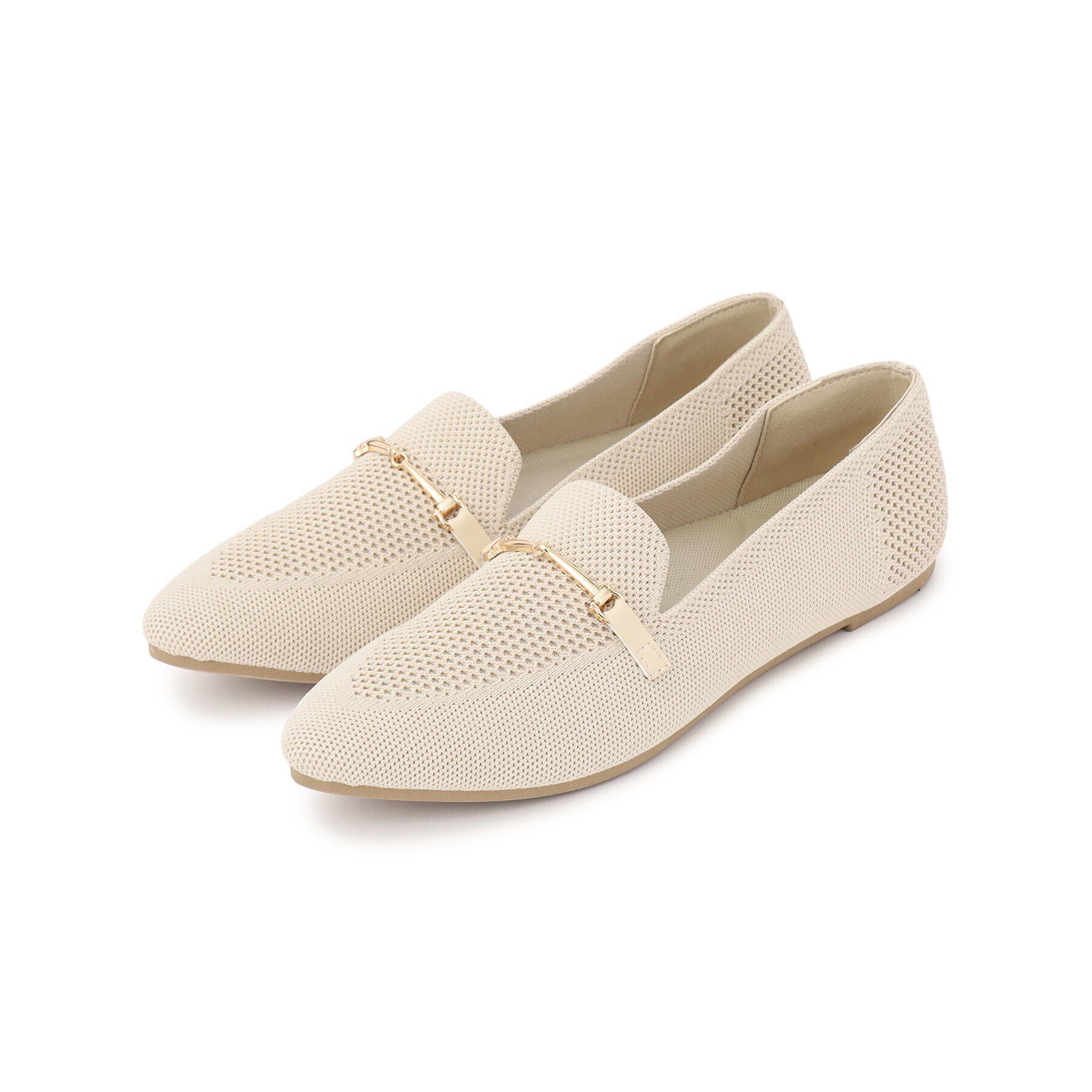 SHOO･LA･RUE「【洗える】ニットポインテッドローファー」|その他|