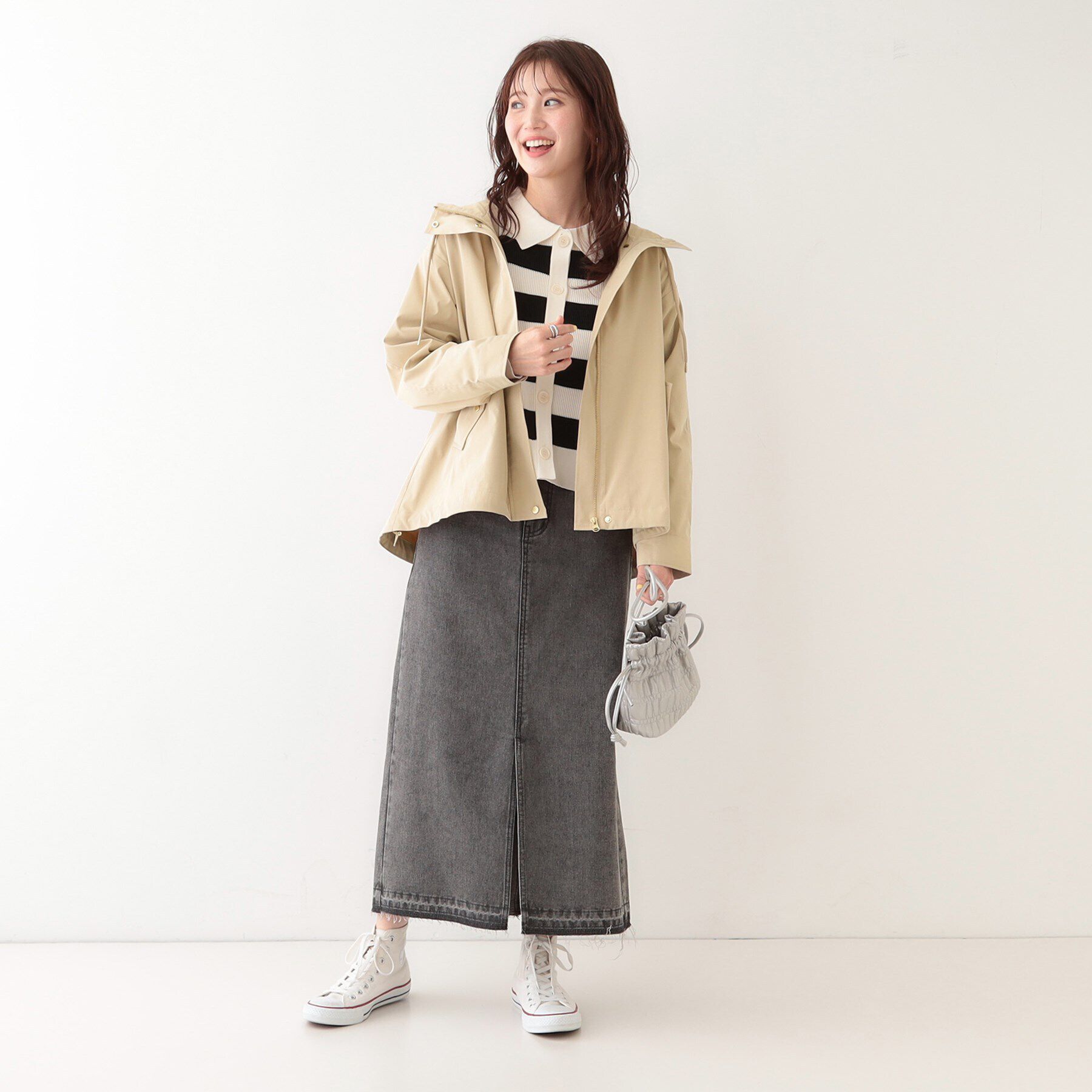 SHOO･LA･RUE「【S-LL/防花粉/撥水】かわいいもかっこいいも叶える 欲張りマウンテンパーカ」|ブルゾン・スタジャン|