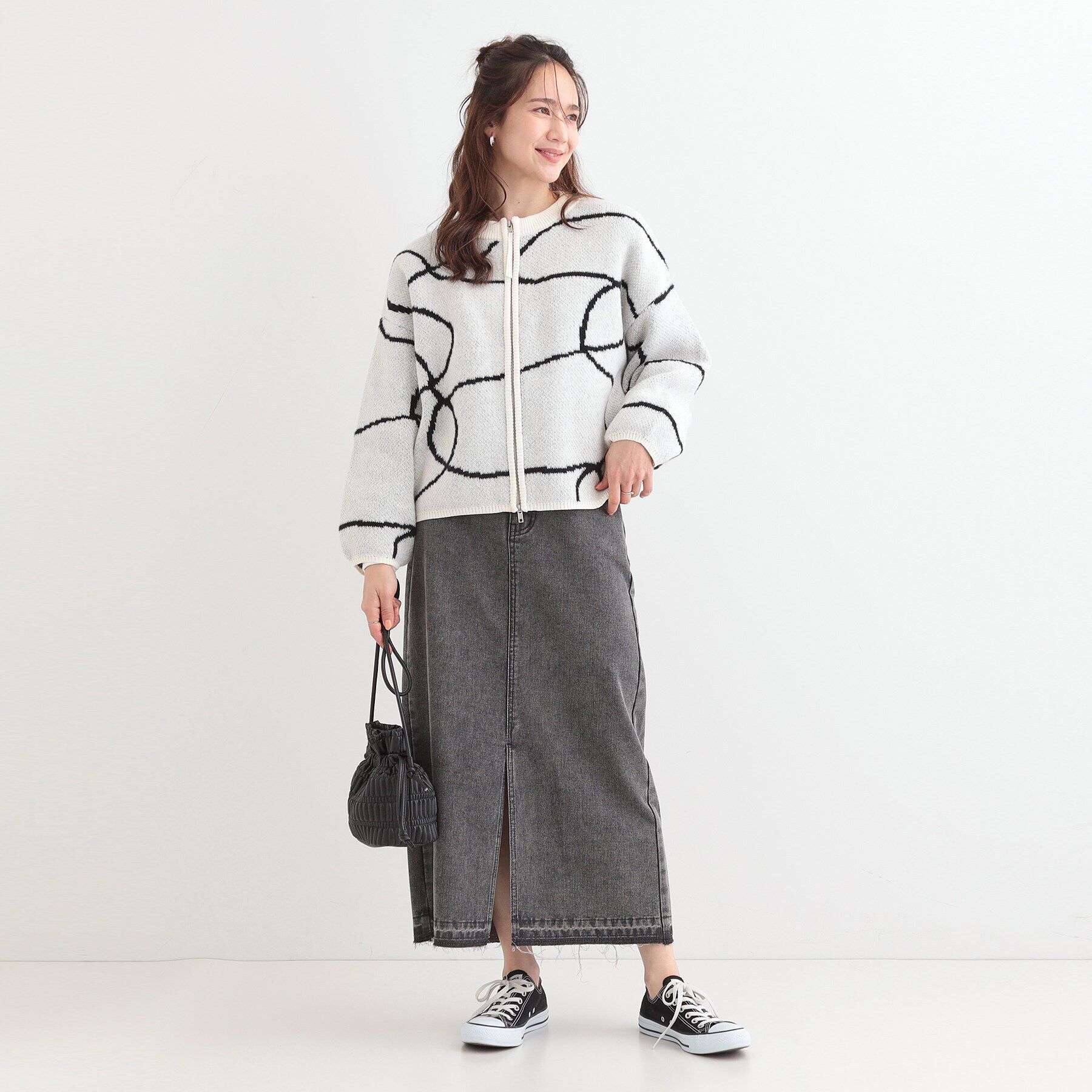 SHOO･LA･RUE「選べる3柄 ダブルZIPカーディガン」|カーディガン|