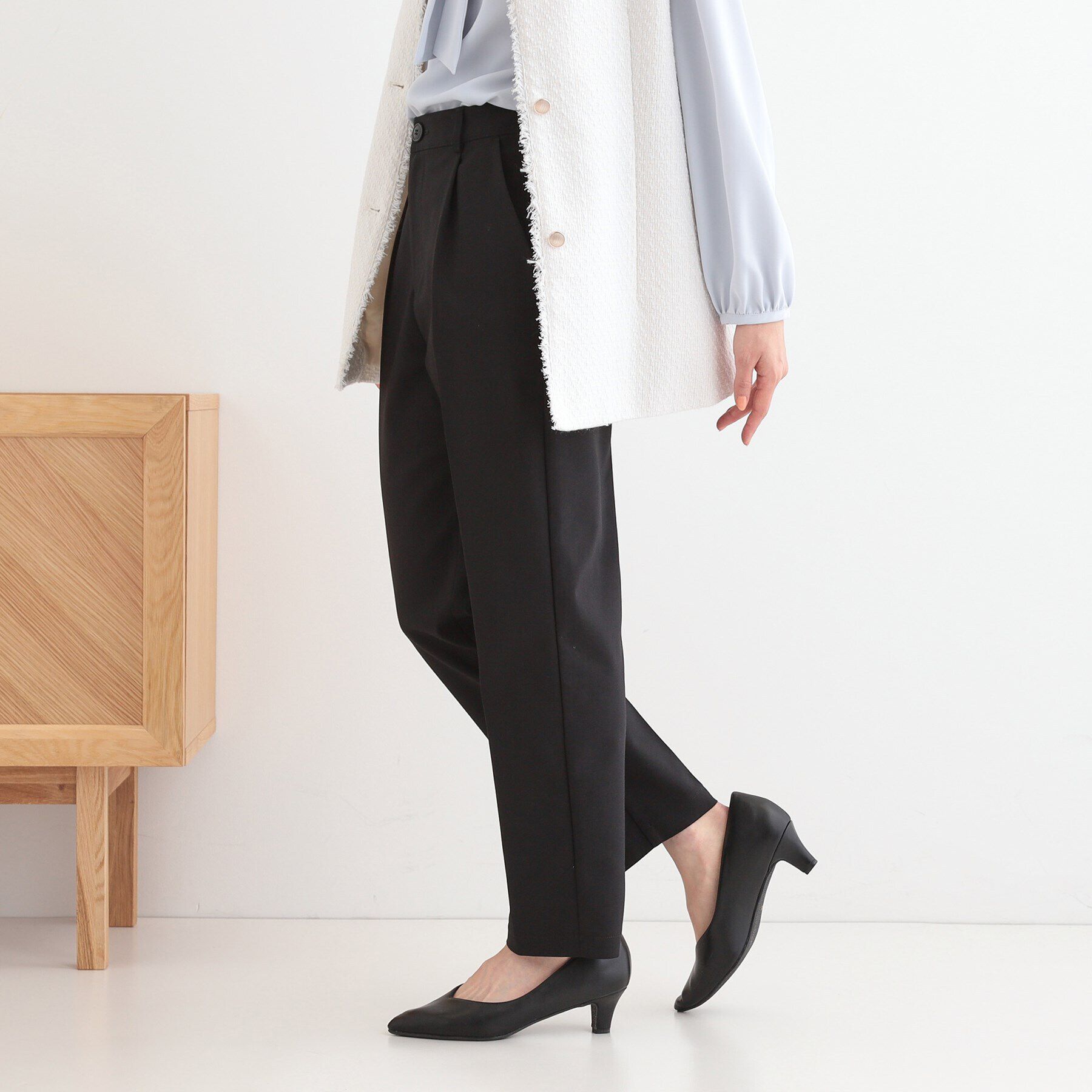 SHOO･LA･RUE「【高レビュー/洗える/美脚シルエット】ソフトスティックパンツ」|その他|