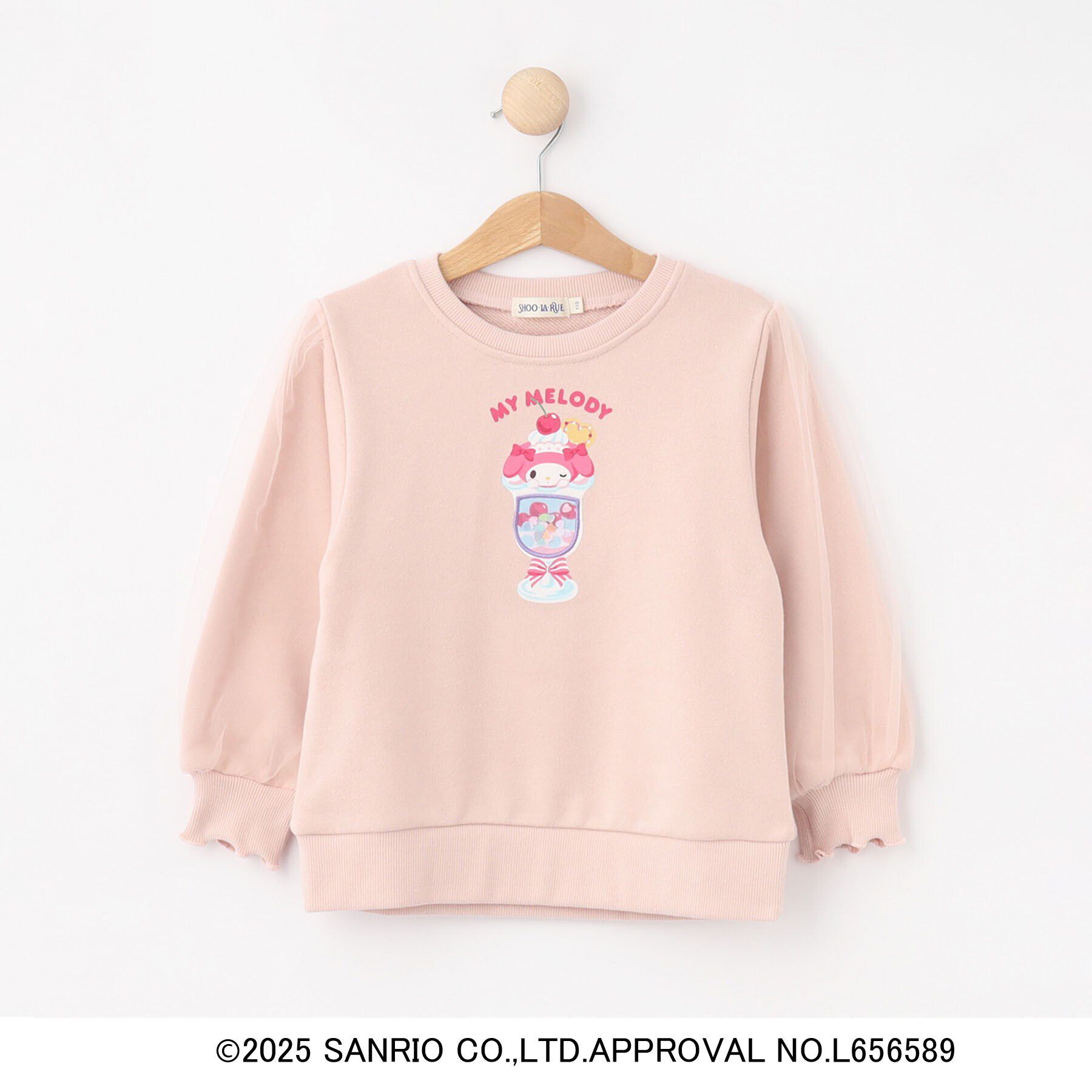 SHOO･LA･RUE「【サンリオキャラクターズ】袖チュールモチーフスウェット」|その他|ライトピンク(070
