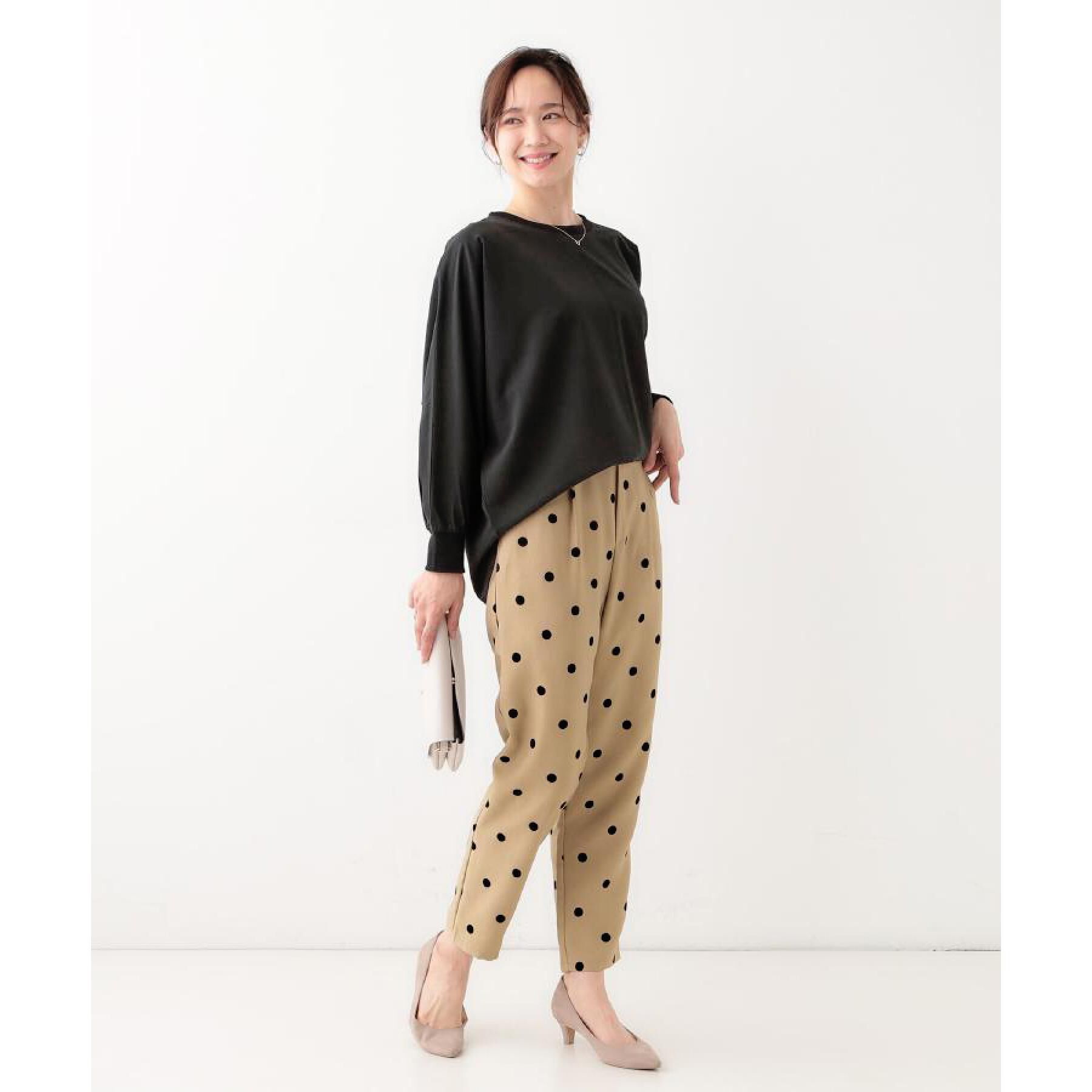 SHOO･LA･RUE「【高レビュー/洗える/洗濯後シワになりにくい/体型カバー】お袖ゆったり さらさらドルマンブラウス」|シャツ・ブラウス|