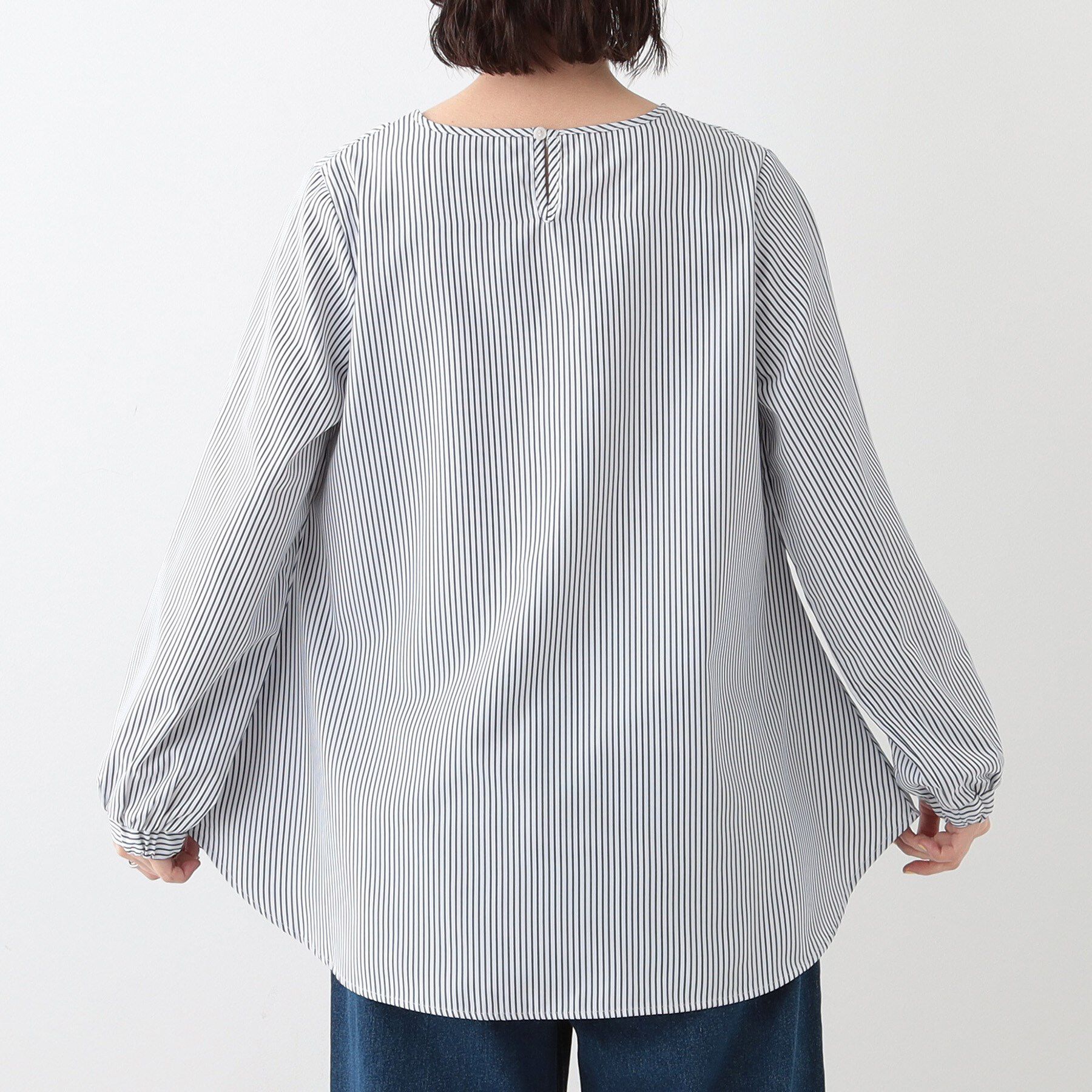 SHOO･LA･RUE「【S-LL/2点セット】着回し自在 ニットベスト＋フレアブラウス」|その他|