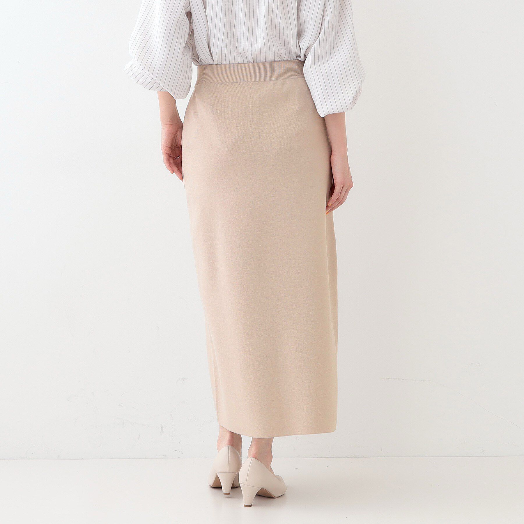 SHOO･LA･RUE「【洗える/セットアップ可】前後2WAYスポンディッシュ ナロースカート」|スカート|