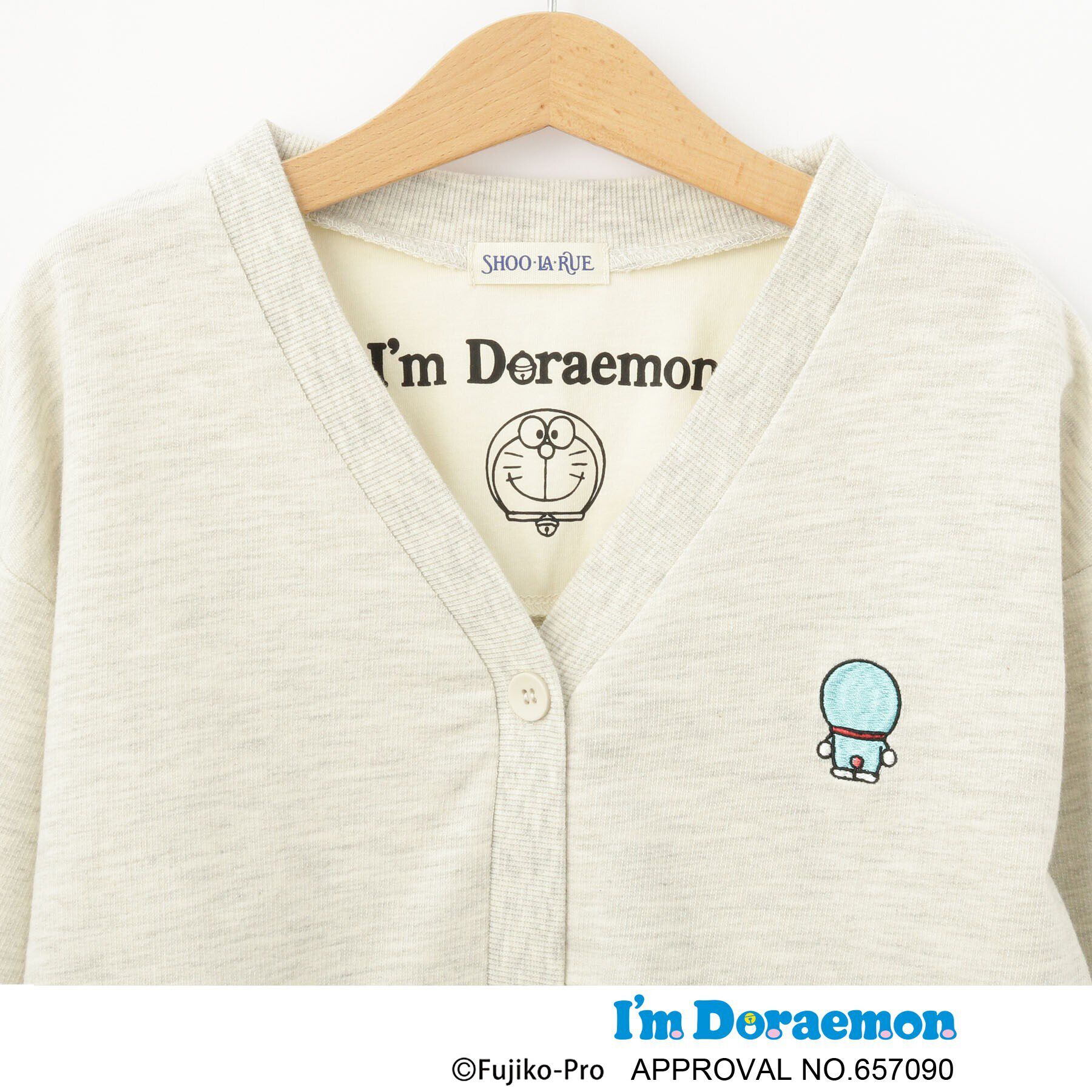 SHOO･LA･RUE「【アイムドラえもん】ミニ裏毛カーディガン」|カーディガン|