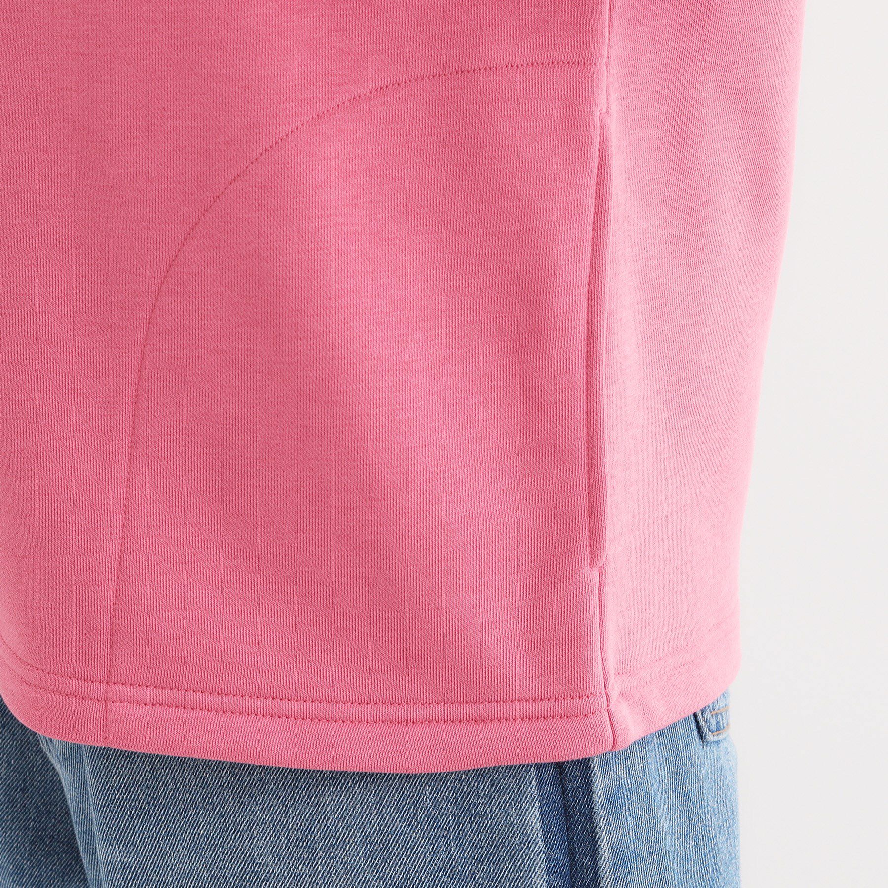 SHOO･LA･RUE「【洗える/S-LL】大人カジュアルコーデに ミニ裏毛スナップカーディガン」|カーディガン|