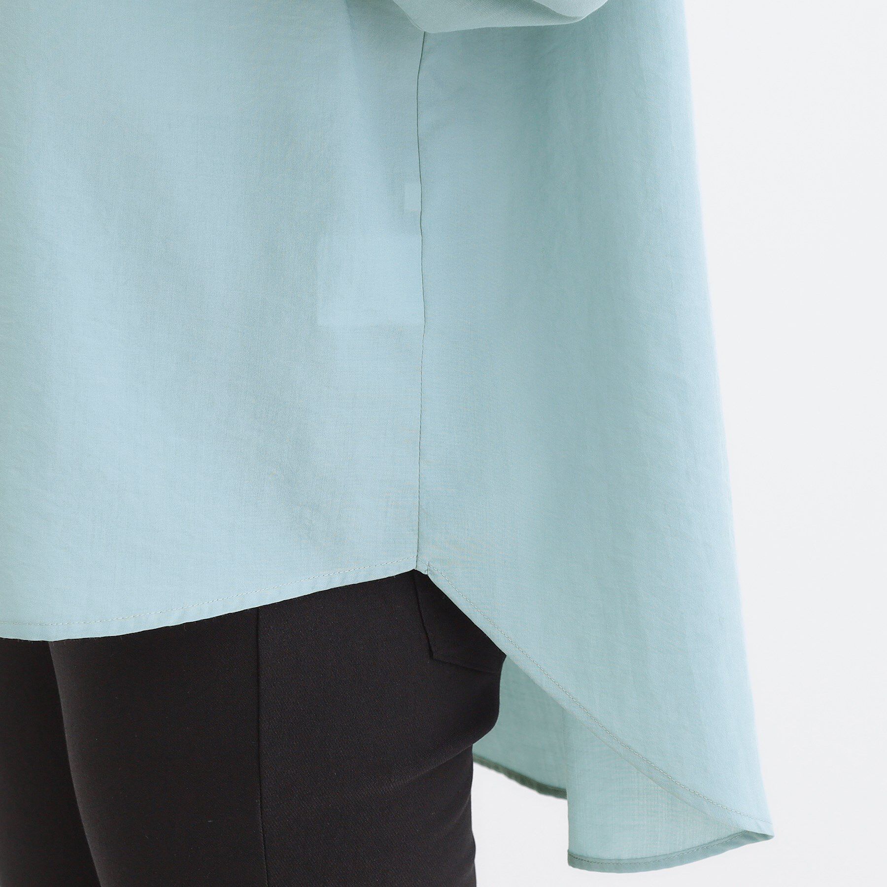 SHOO･LA･RUE「【S-LL】お顔周りを華やかに おりがみタックブラウス」|シャツ・ブラウス|