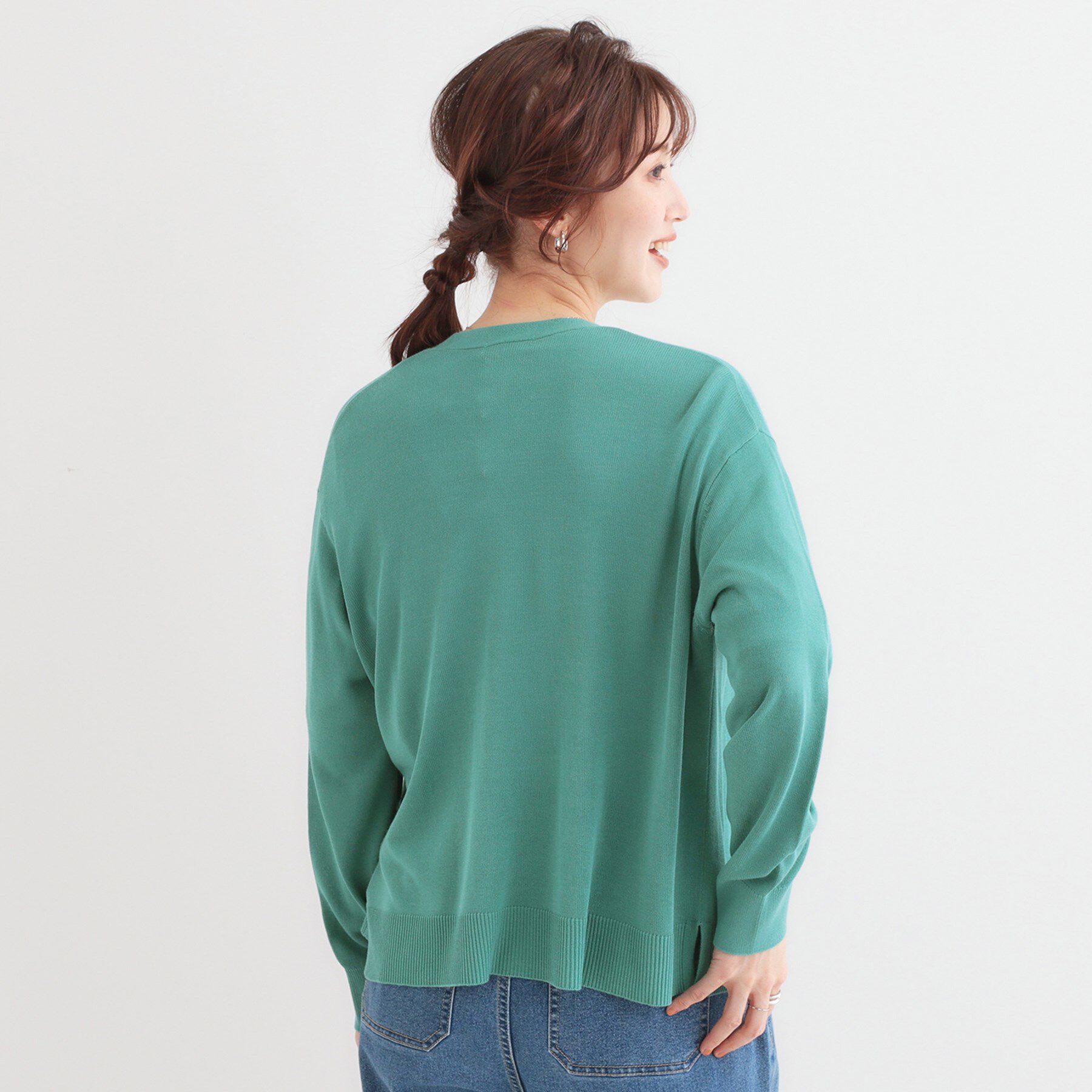 SHOO･LA･RUE「【洗える/UV】明日も着たくなる ニットカーディガン」|カーディガン|