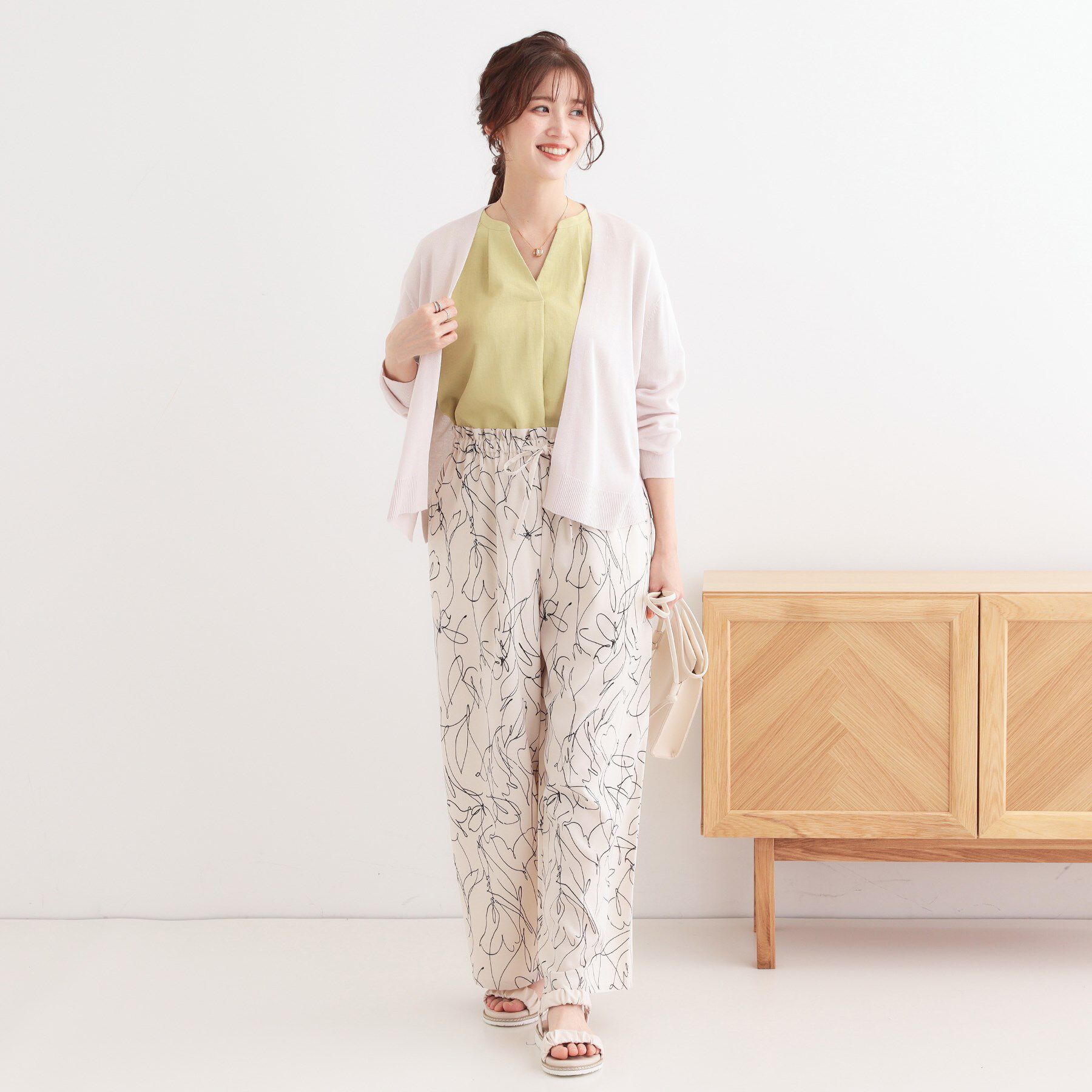 SHOO･LA･RUE「【洗える/UV】明日も着たくなる ニットカーディガン」|カーディガン|