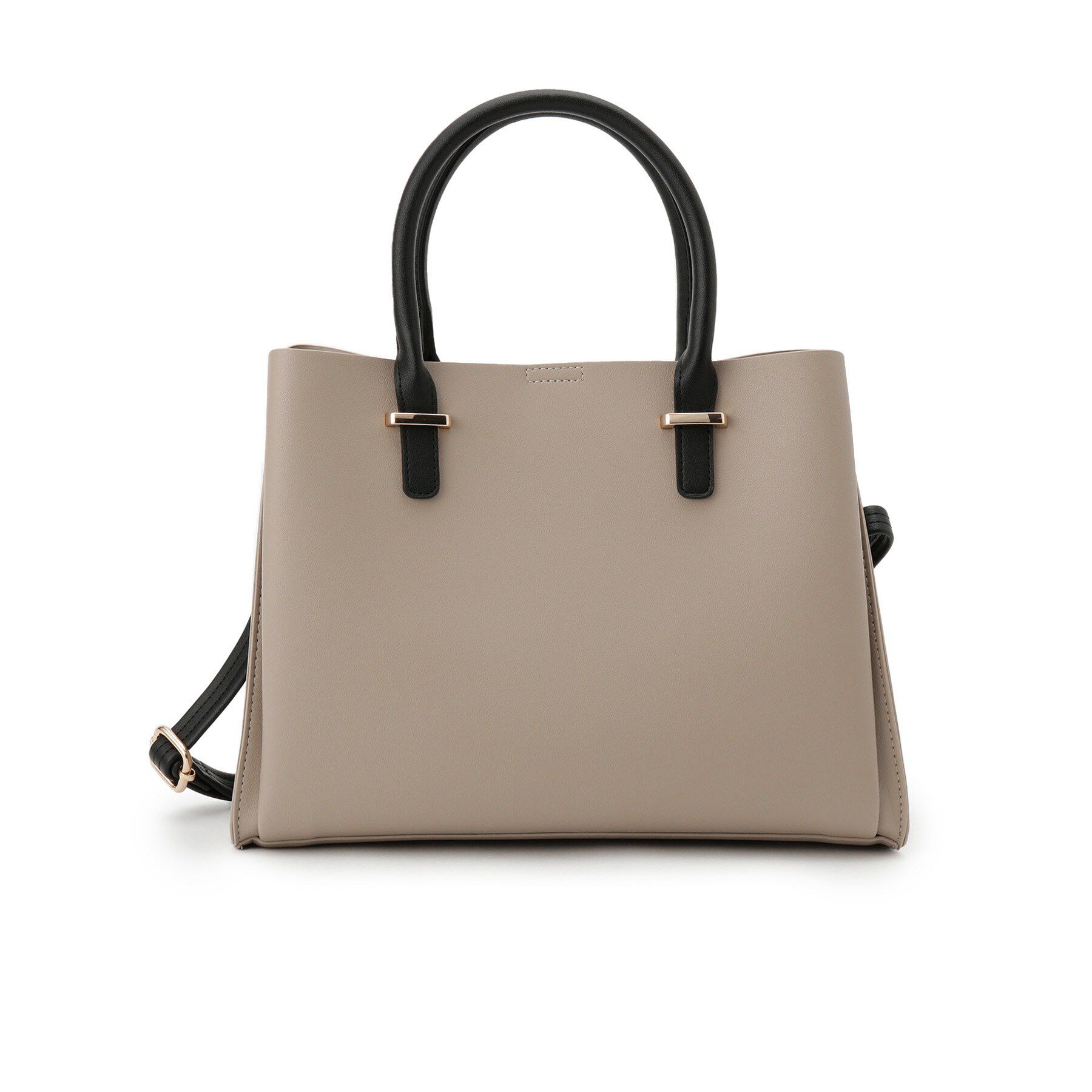 SHOO･LA･RUE「一枚革風三層トートバッグ」|トートバッグ|