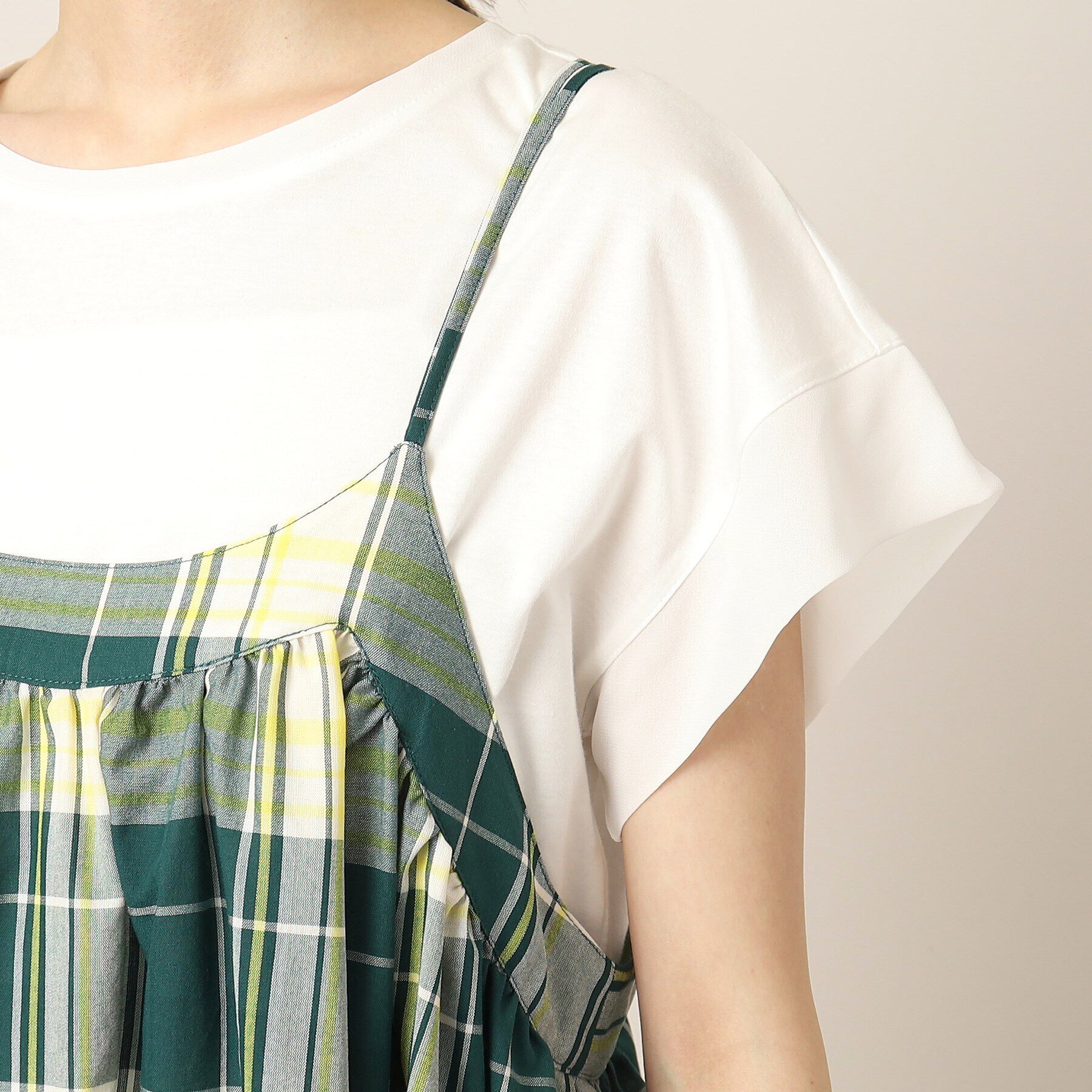 Dessin「【洗える】アソート柄キャミドレス」|ワンピース|