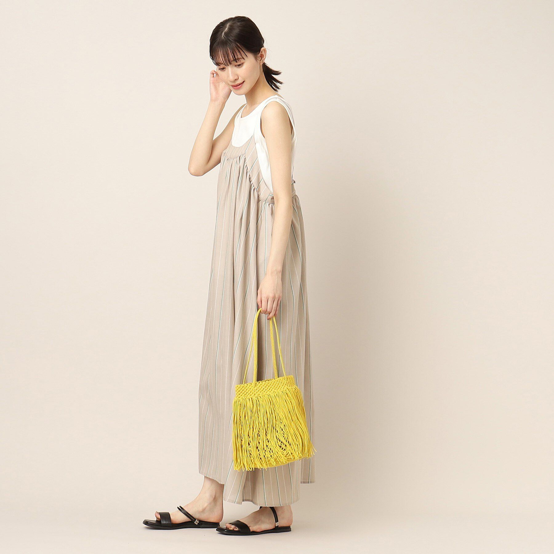 Dessin「【洗える】アソート柄キャミドレス」|ワンピース|