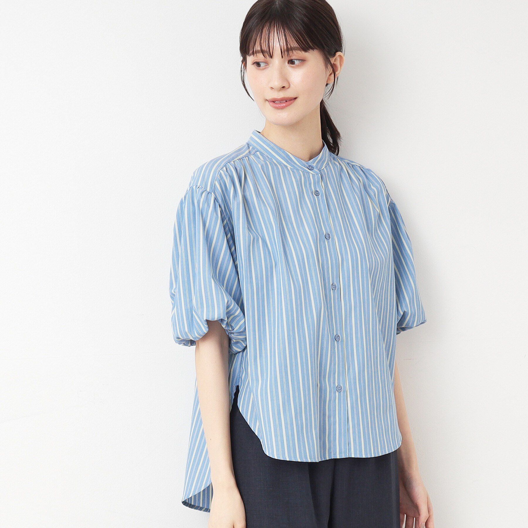 Dessin「【洗える】バルーンスリーブブラウス」|シャツ・ブラウス|