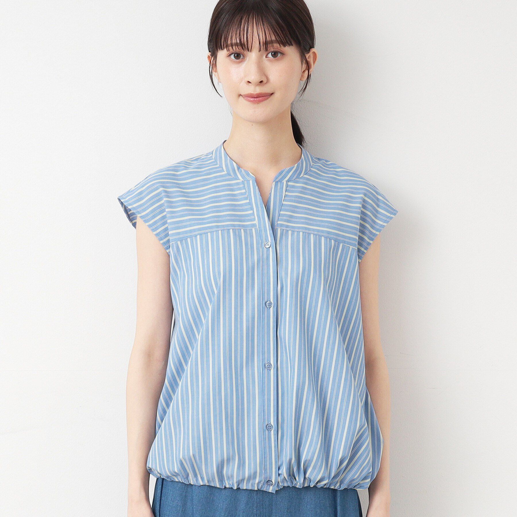 Dessin「【洗える】ドローコード付きブラウス（XS～L）」|シャツ・ブラウス|