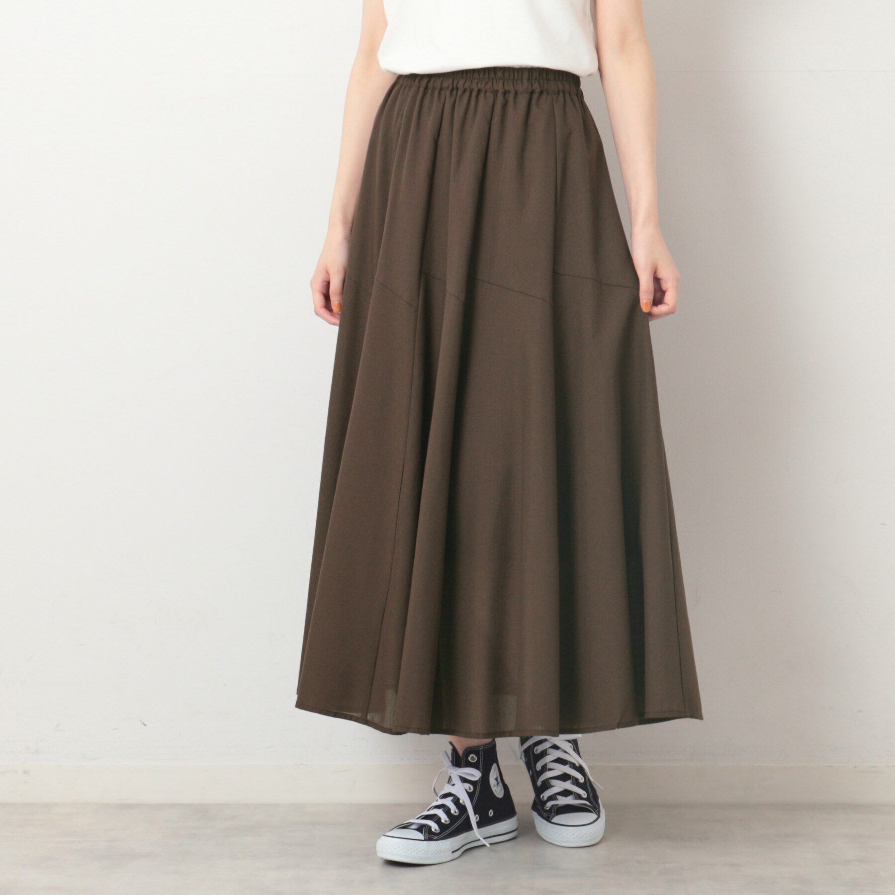 Dessin「【ウエストゴム・洗える】エアリーフレアースカート（XS～L）」|スカート|