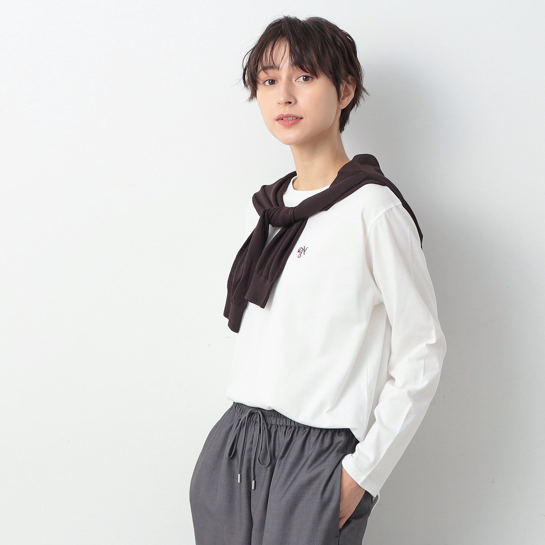 Dessin「【洗える】ロングスリーブTシャツ（XS～L）」|Tシャツ・カットソー|