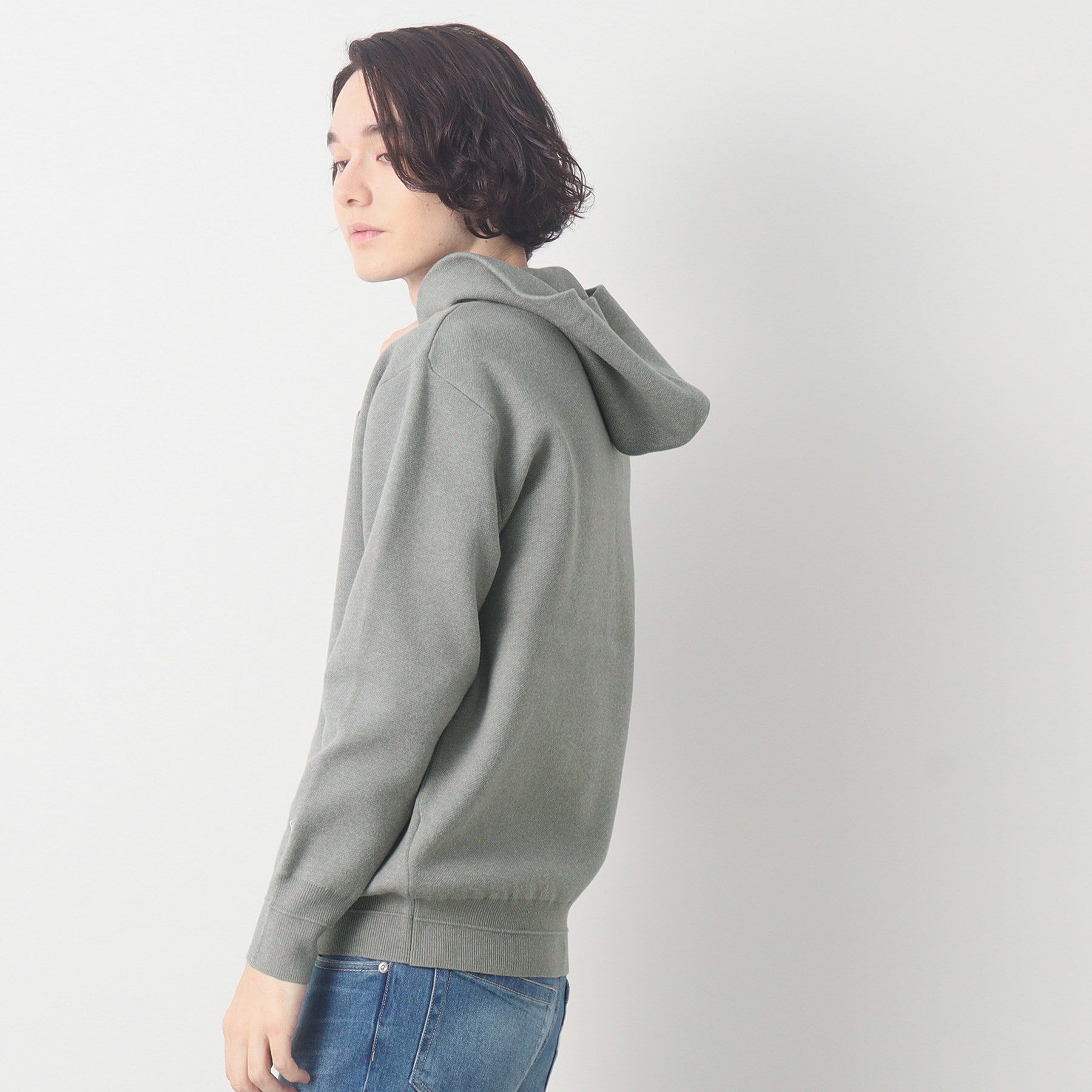 Dessin「フーデッドニットプルオーバー」|ニット・セーター|