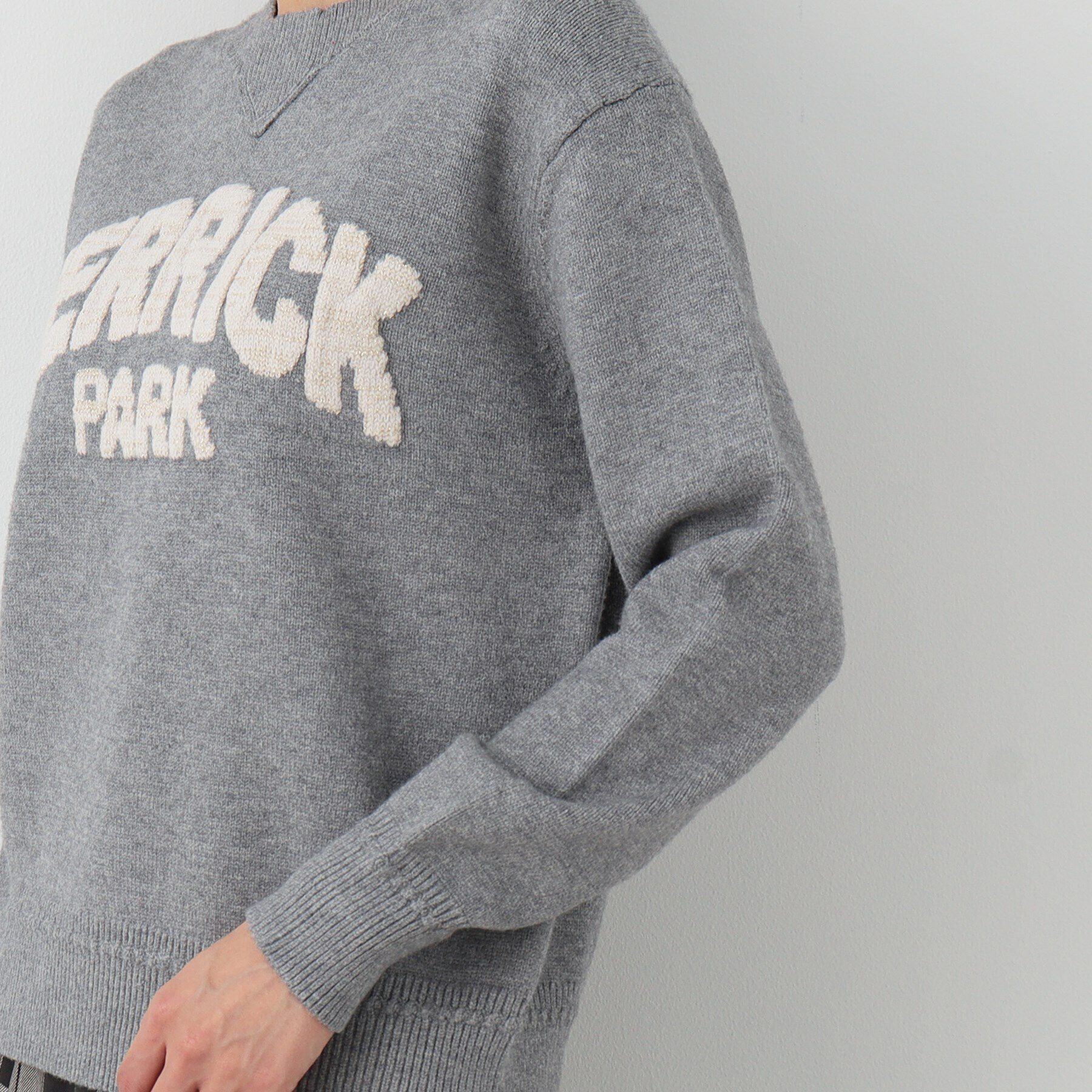 Dessin「【洗える】ラメロゴニット」|ニット・セーター|