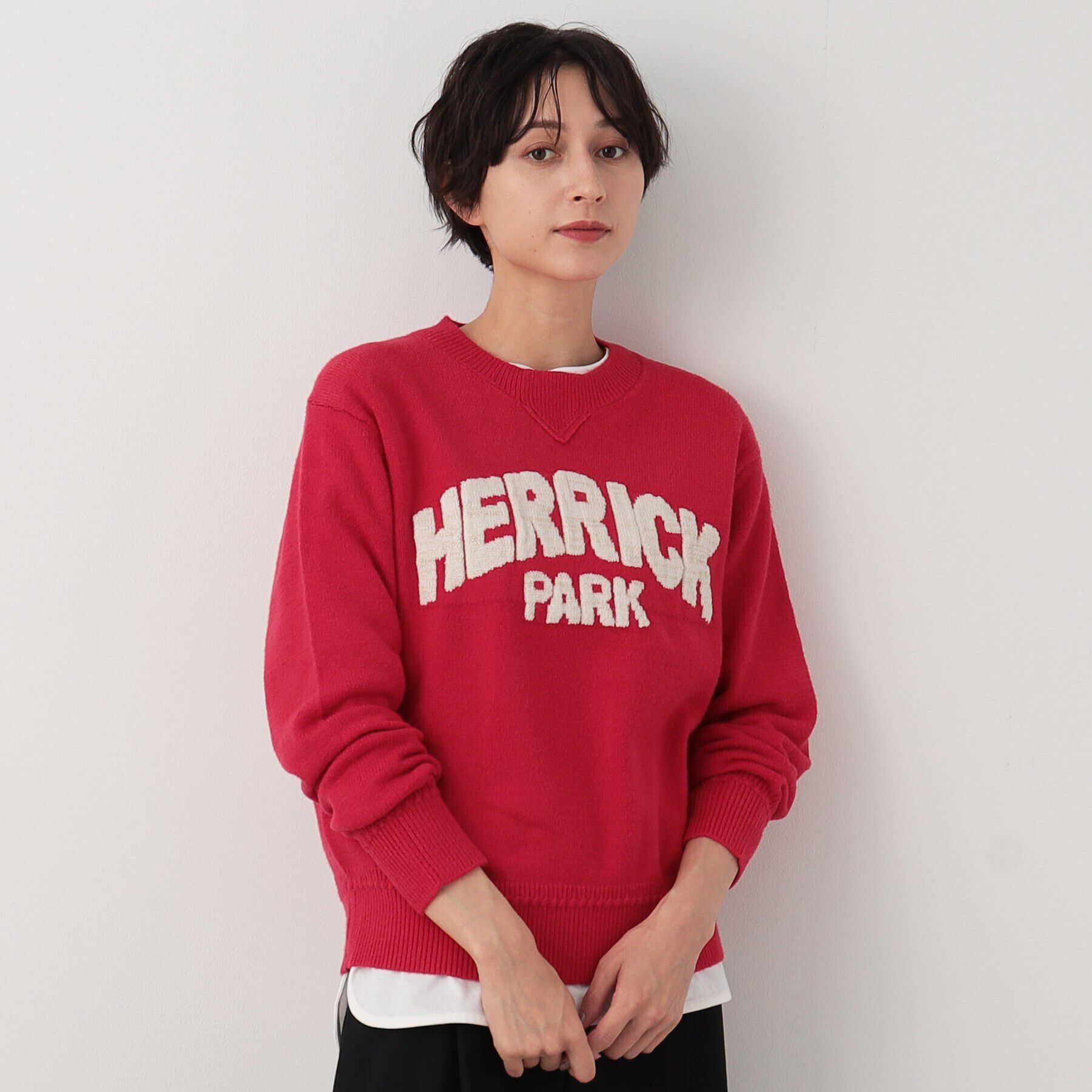 Dessin「【洗える】ラメロゴニット」|ニット・セーター|