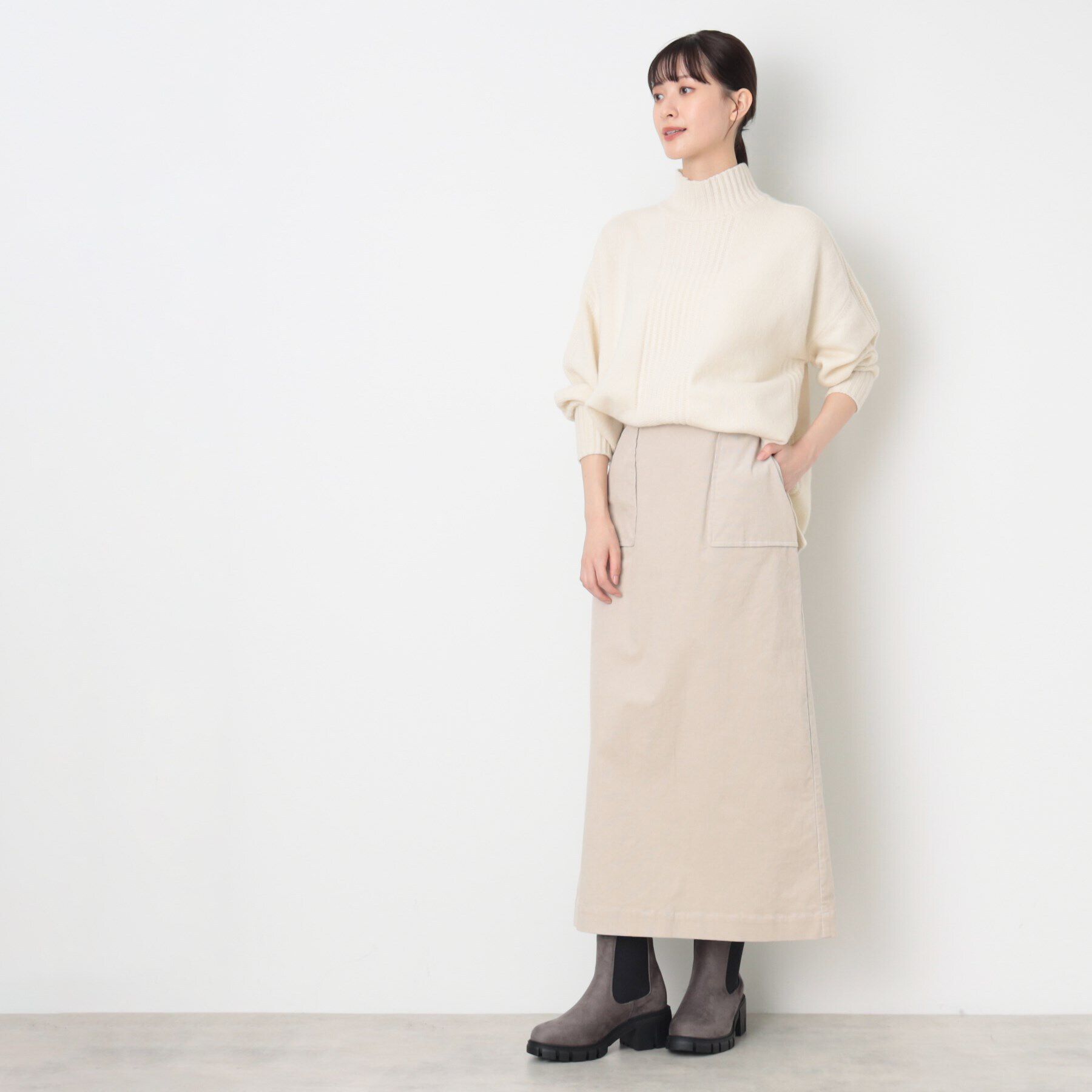 Dessin「ボリュームソール サイドゴアブーツ」|ショートブーツ|