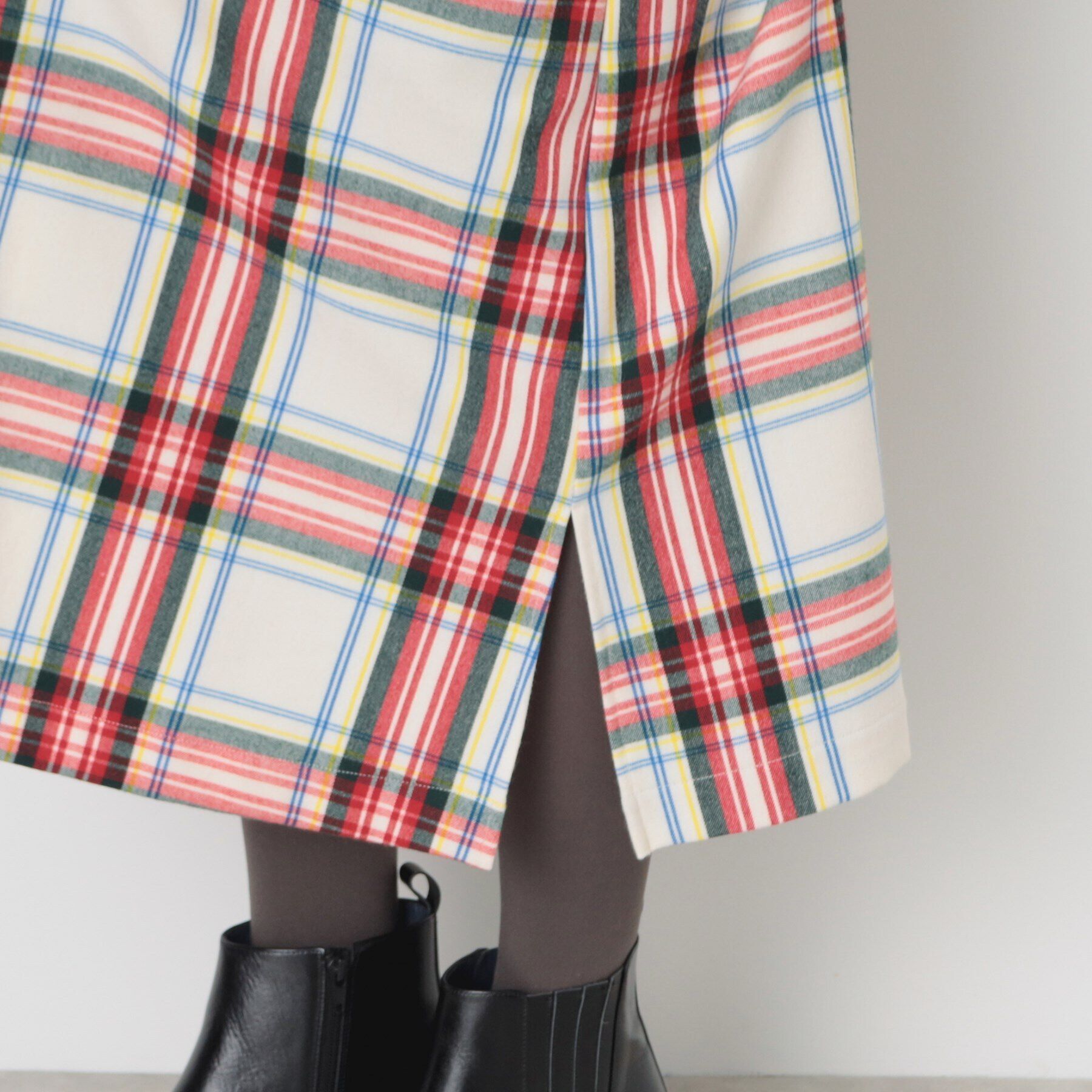 Dessin「【洗える】チェック柄ジャンパースカート」|ワンピース|