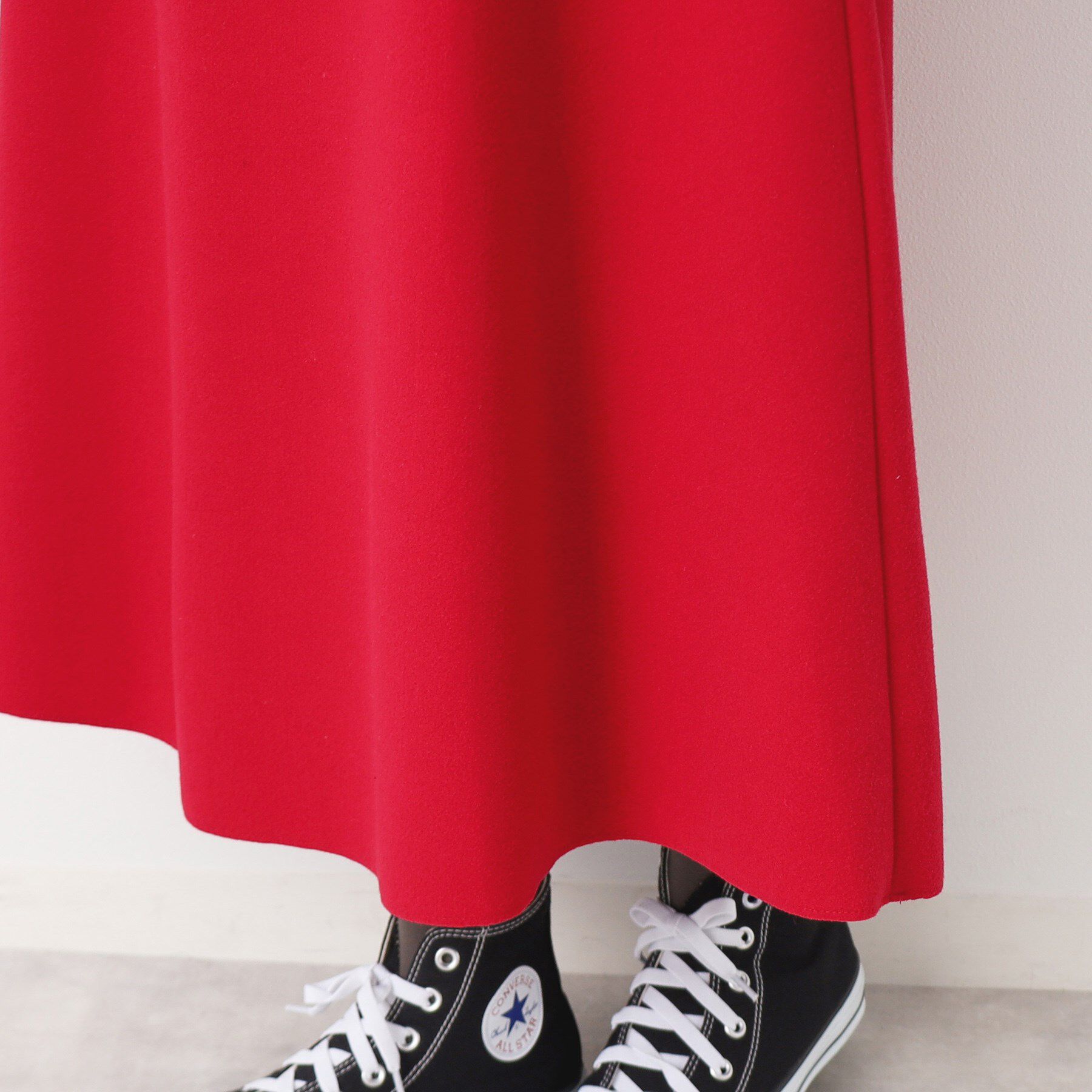 Dessin「【7色展開・後ろゴム】フレアメルトンスカート（XS～L）」|スカート|