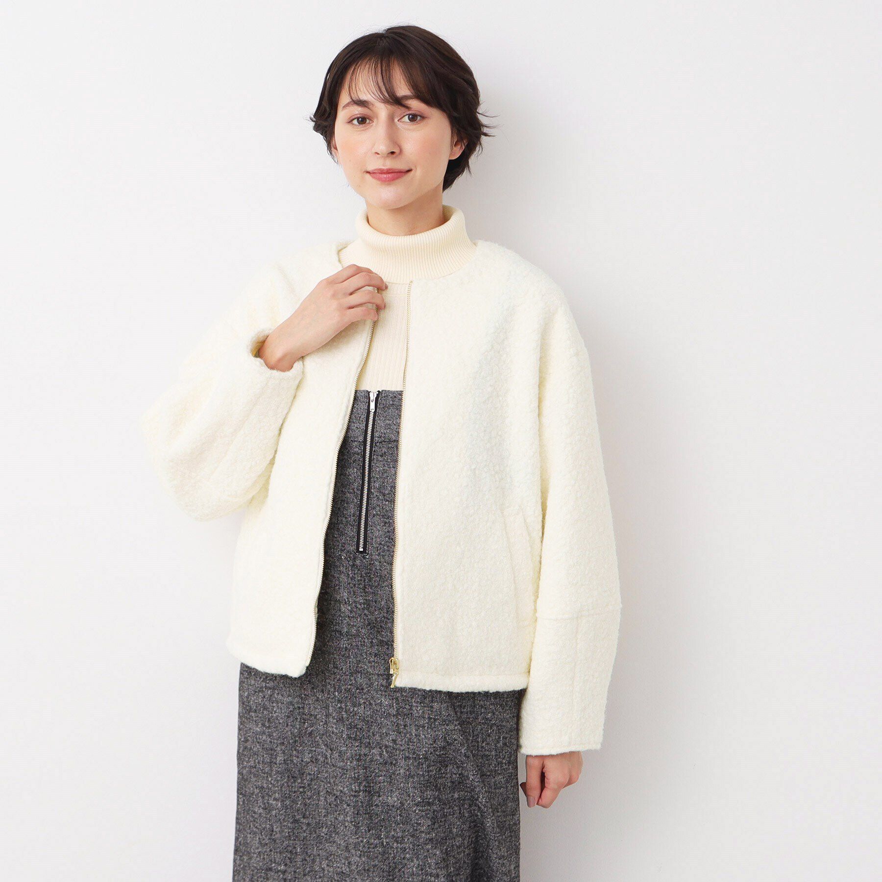 Dessin「フライス編みナッピングブルゾン」|ブルゾン・スタジャン|