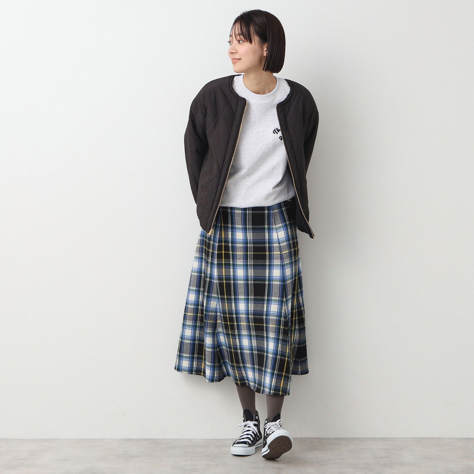 Dessin「【リバーシブル】ボア&times;キルトブルゾン」|テーラードジャケット|