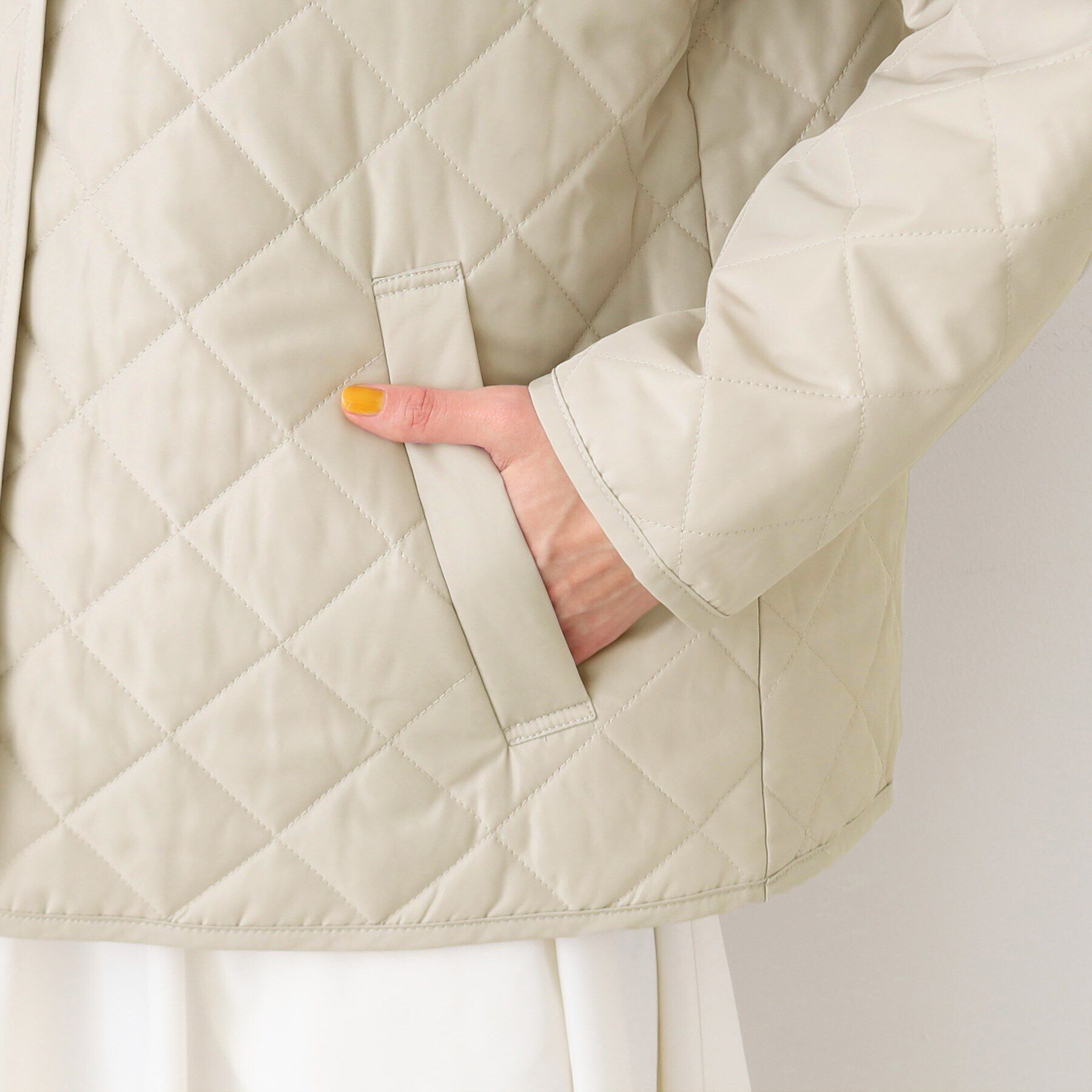 Dessin「Vネックキルトジャケット」|ブルゾン・スタジャン|