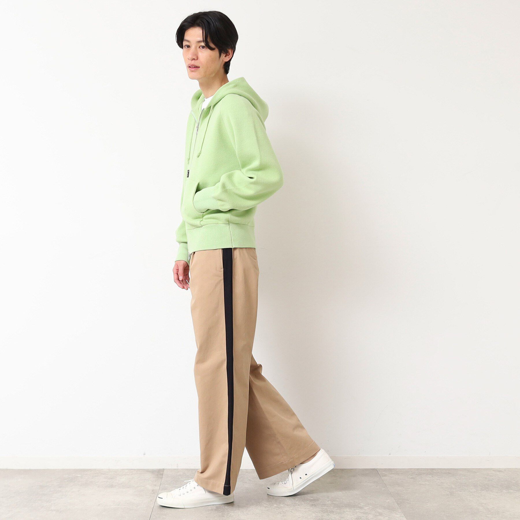 Dessin「【洗える】サイドライン入り切替ワイドパンツ」|その他|