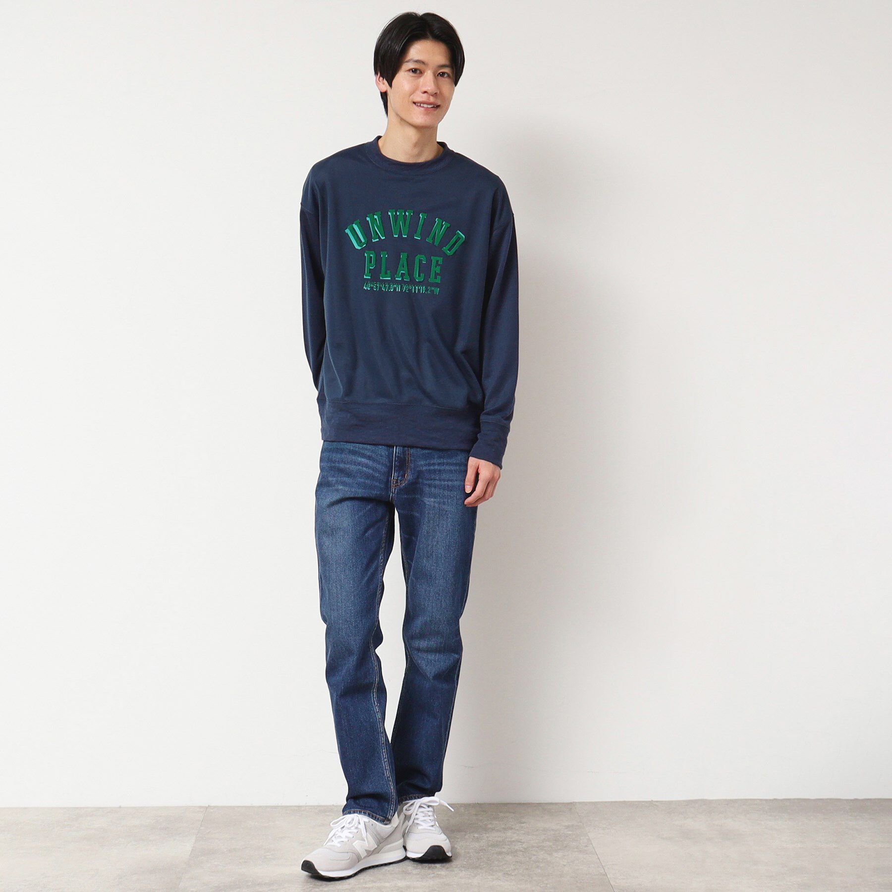 Dessin「【洗える】チュール重ねロゴスウェット」|パーカー|