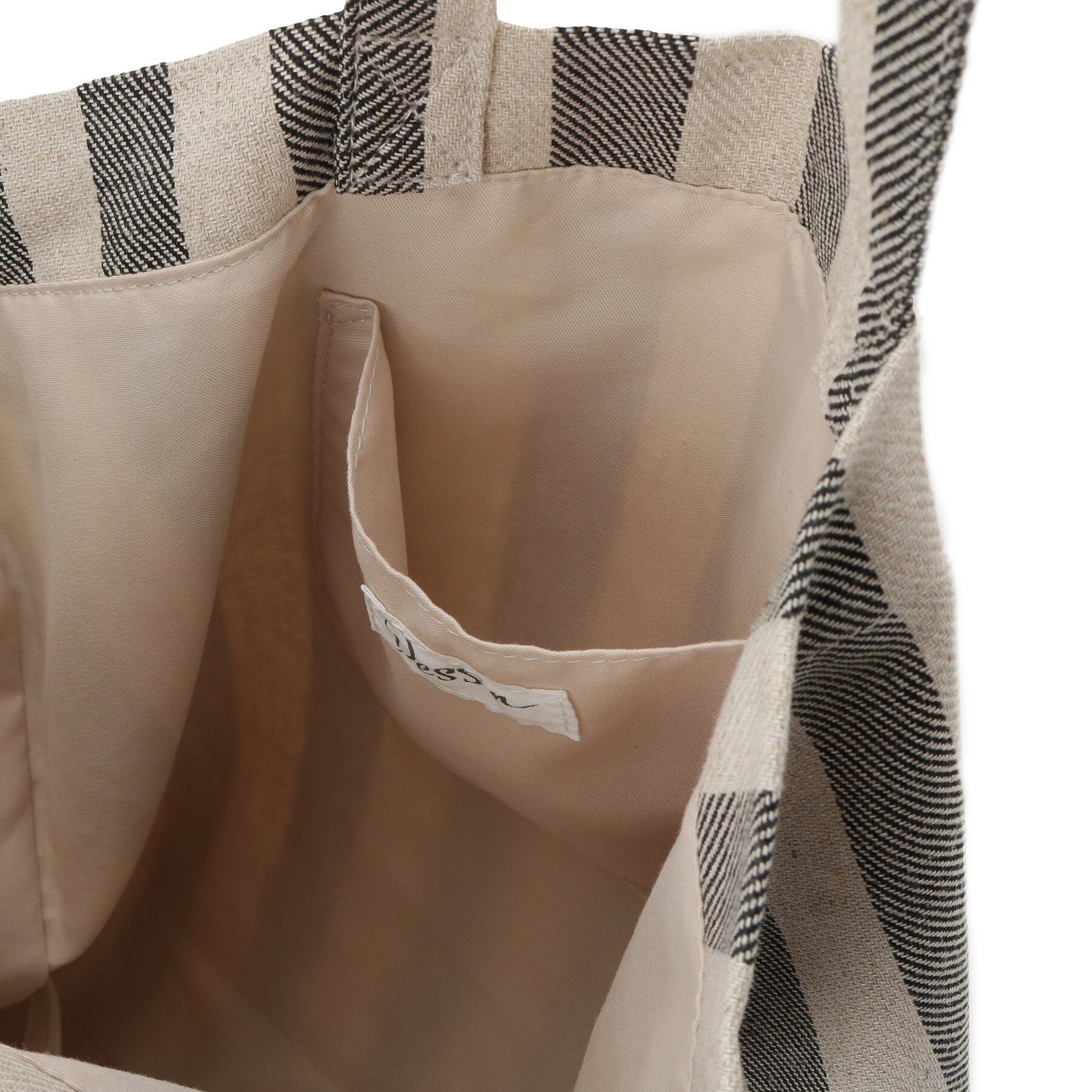 Dessin「ストライプロゴ刺繍トート」|トートバッグ|