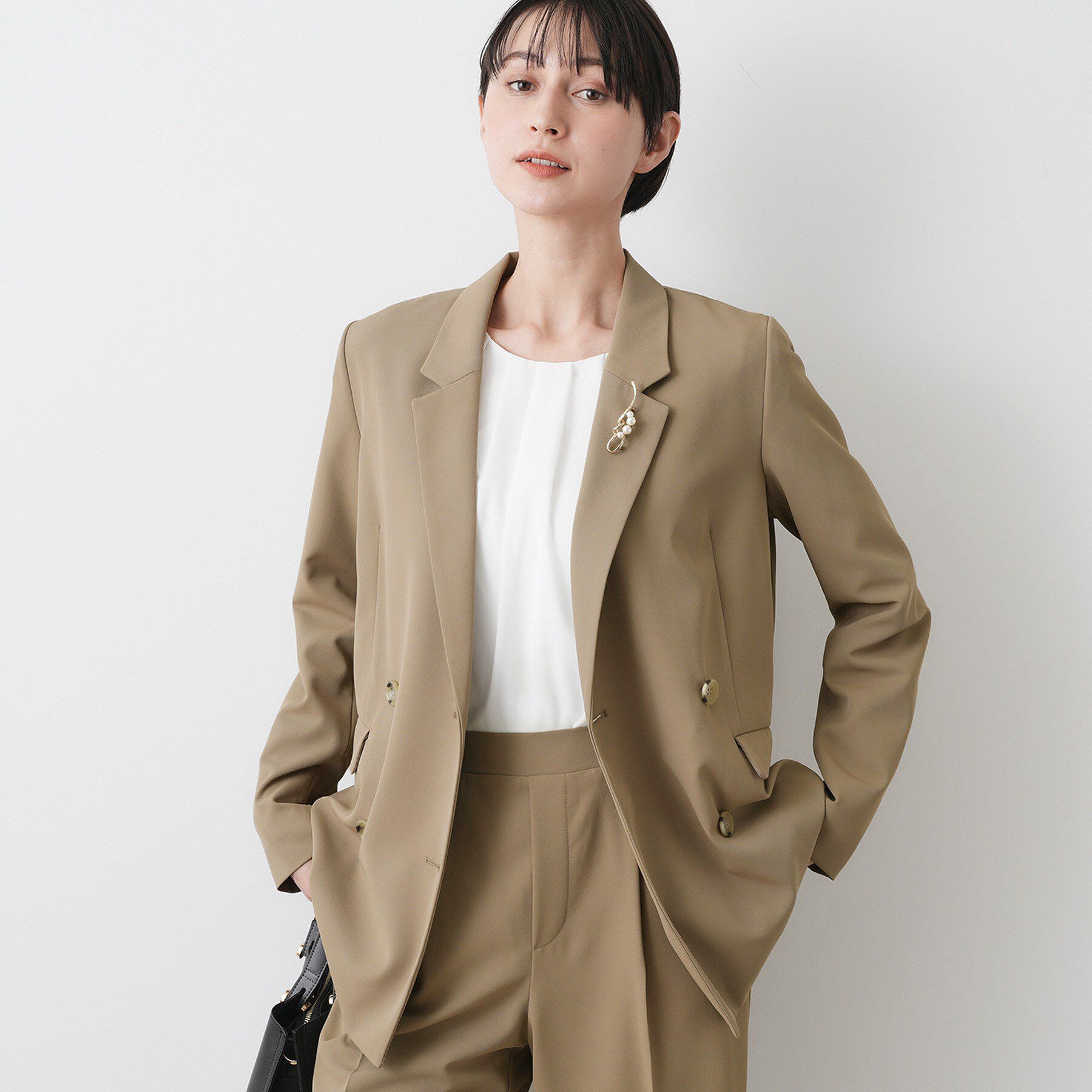 Dessin「【入卒/セレモニー/お仕事/セットアップ可能】ダブルジャケット」|テーラードジャケット|
