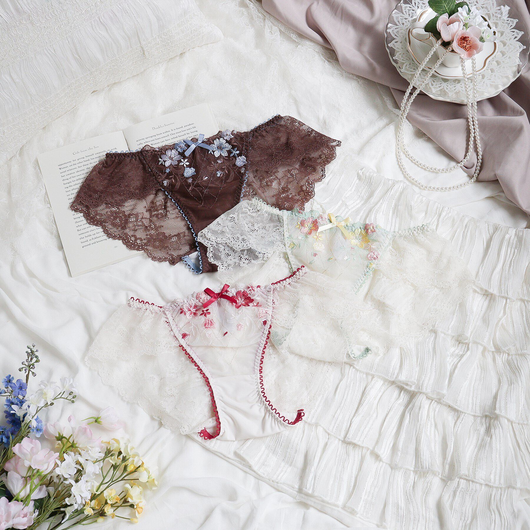 Risa Magli「ハーパー レースショーツ」|インナー|