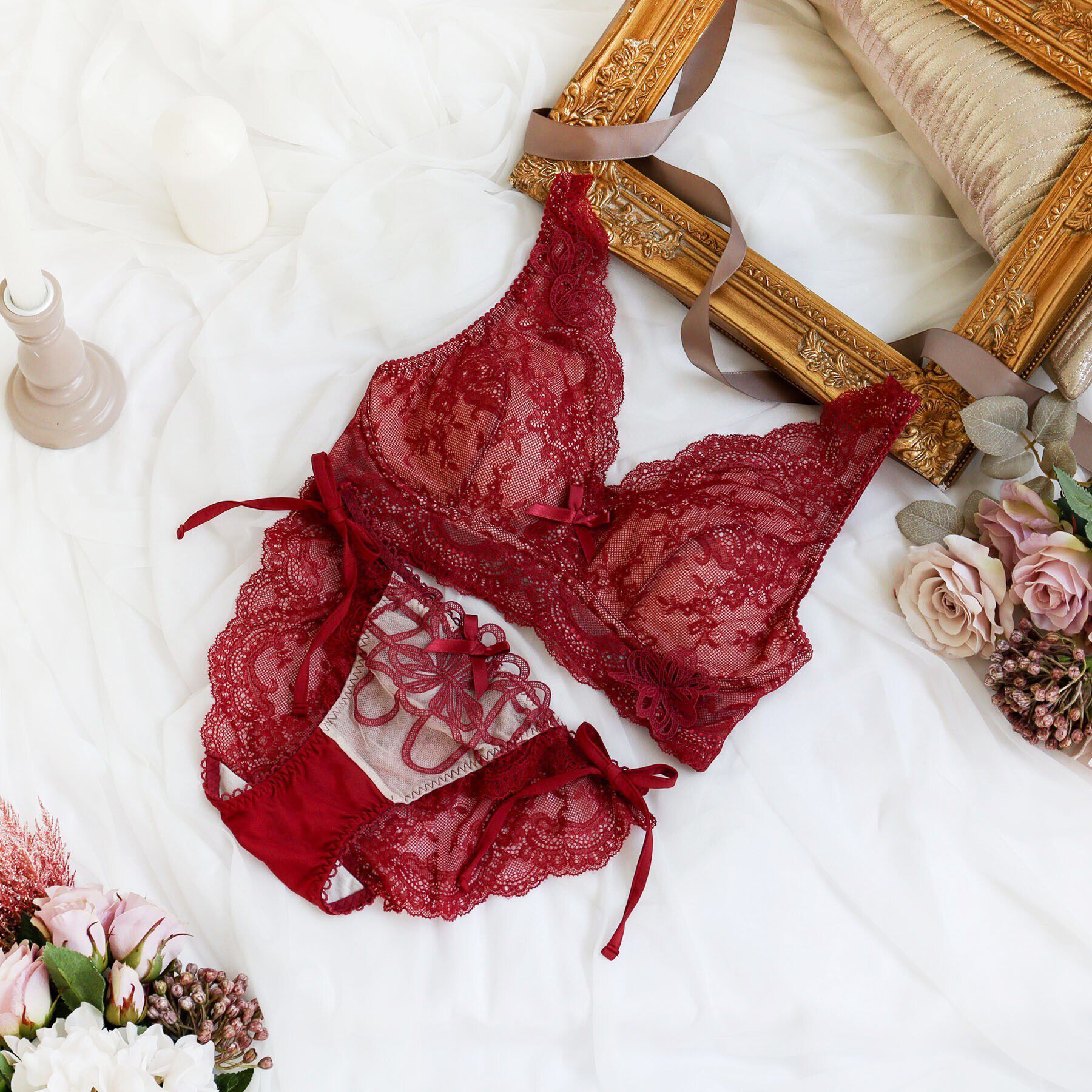 Risa Magli「レネイ おやすみブラ（LL）」|インナー|