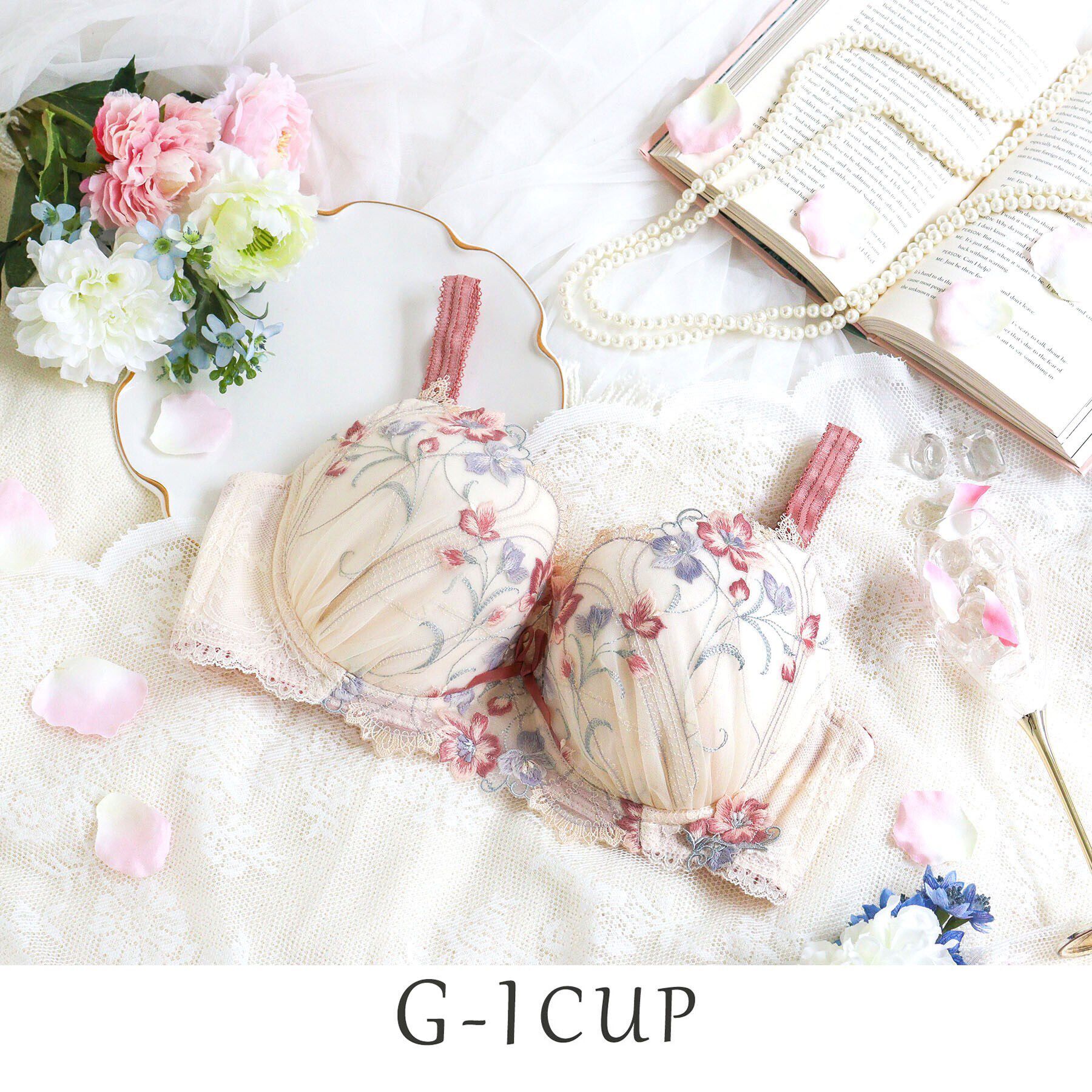 Risa Magli「テリン ブラジャー（G-I）＜S Make Type＞」|インナー|ピンク(071)