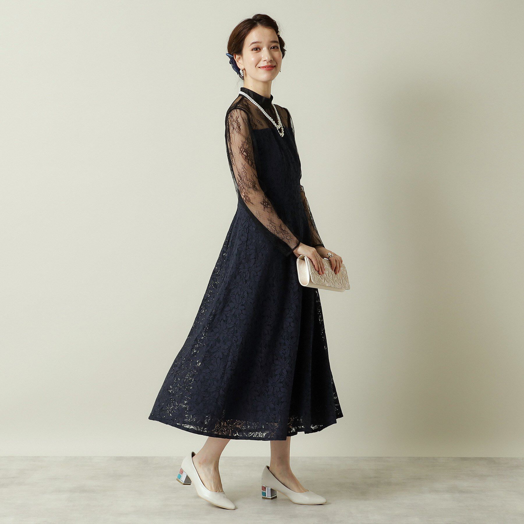 ITS&rsquo;DEMO「【結婚式・パーティに】レースワンピース＜ドレスコレクション＞」|ワンピース|