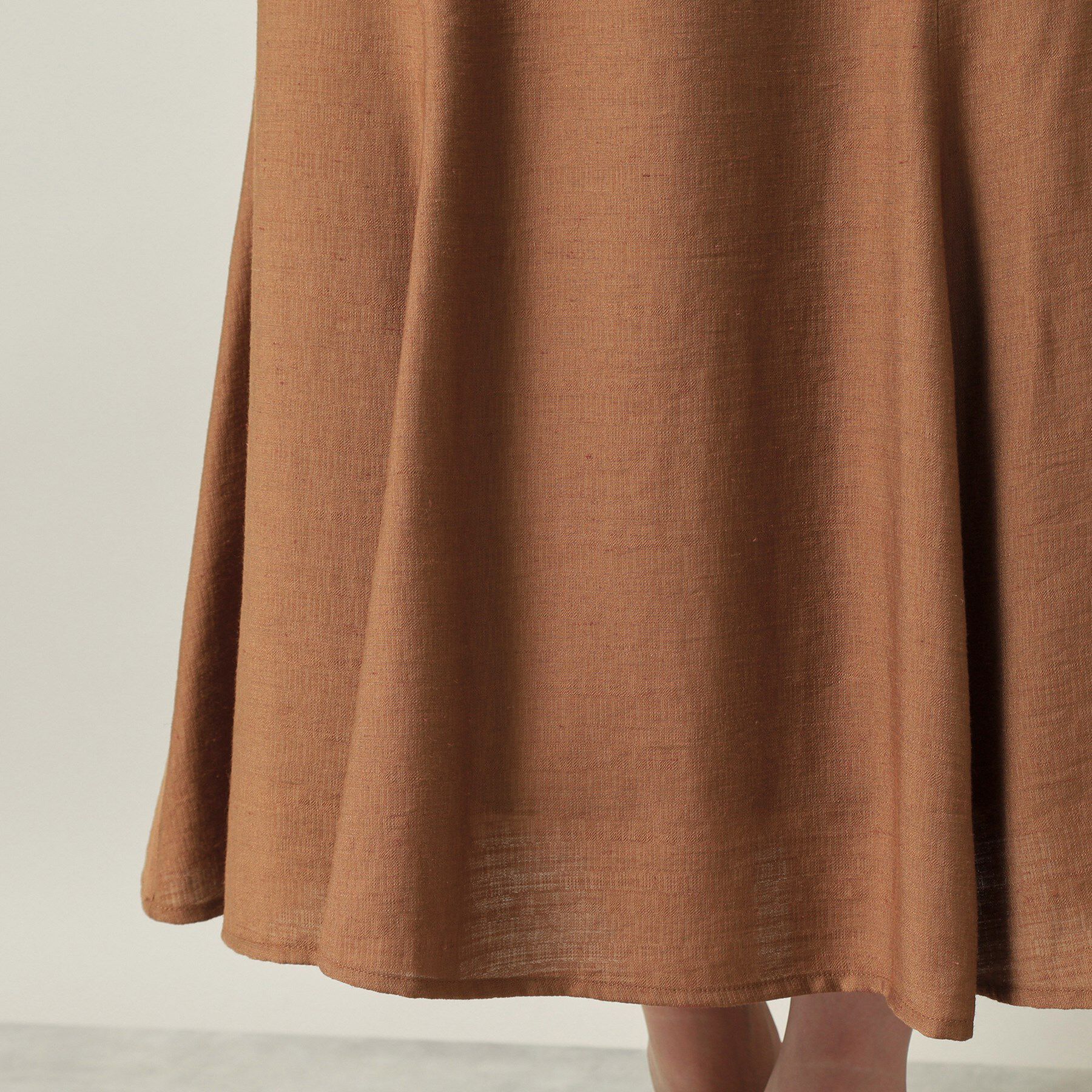 ITS&rsquo;DEMO「【ウエストゴム／洗濯機OK】リネン混マーメイドスカート」|スカート|