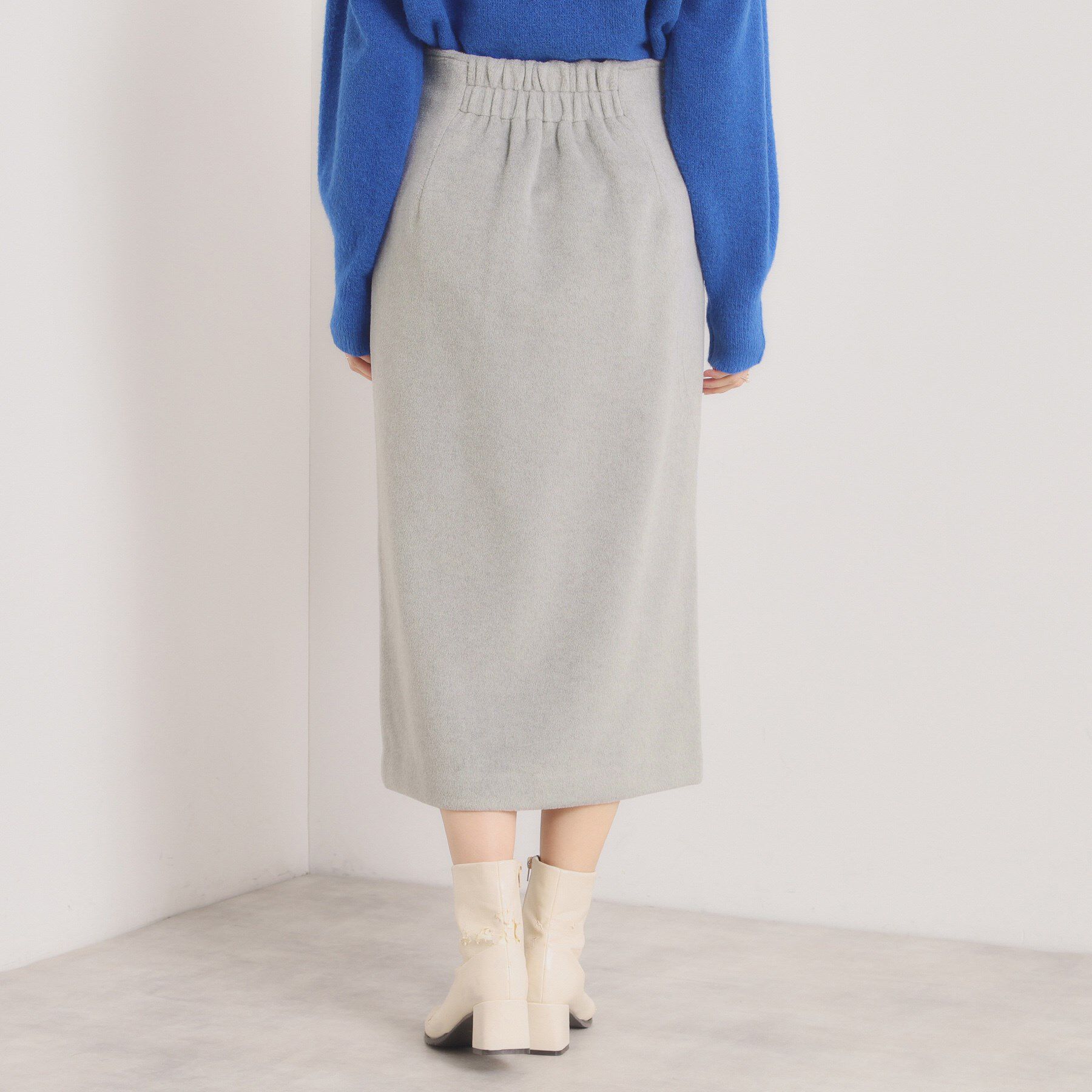 ITS&rsquo;DEMO「【ウエストゴム】シャギーモッサタイトスカート」|スカート|